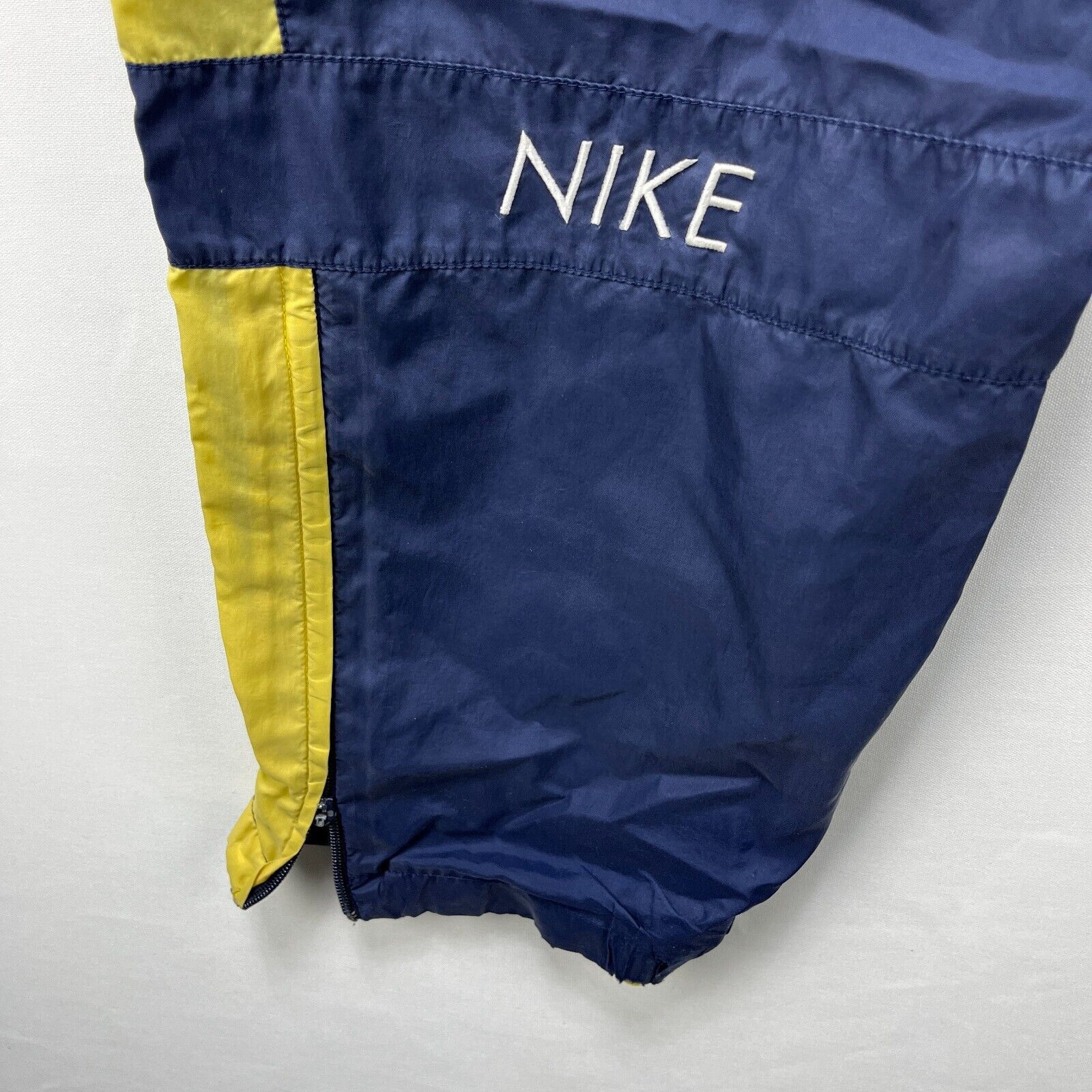 Nike × Vintage Vintage 90s Nike Swoosh Windbreaker Baggy Pants XL Swishy Size US 42 / EU 58 - 8 Thumbnail