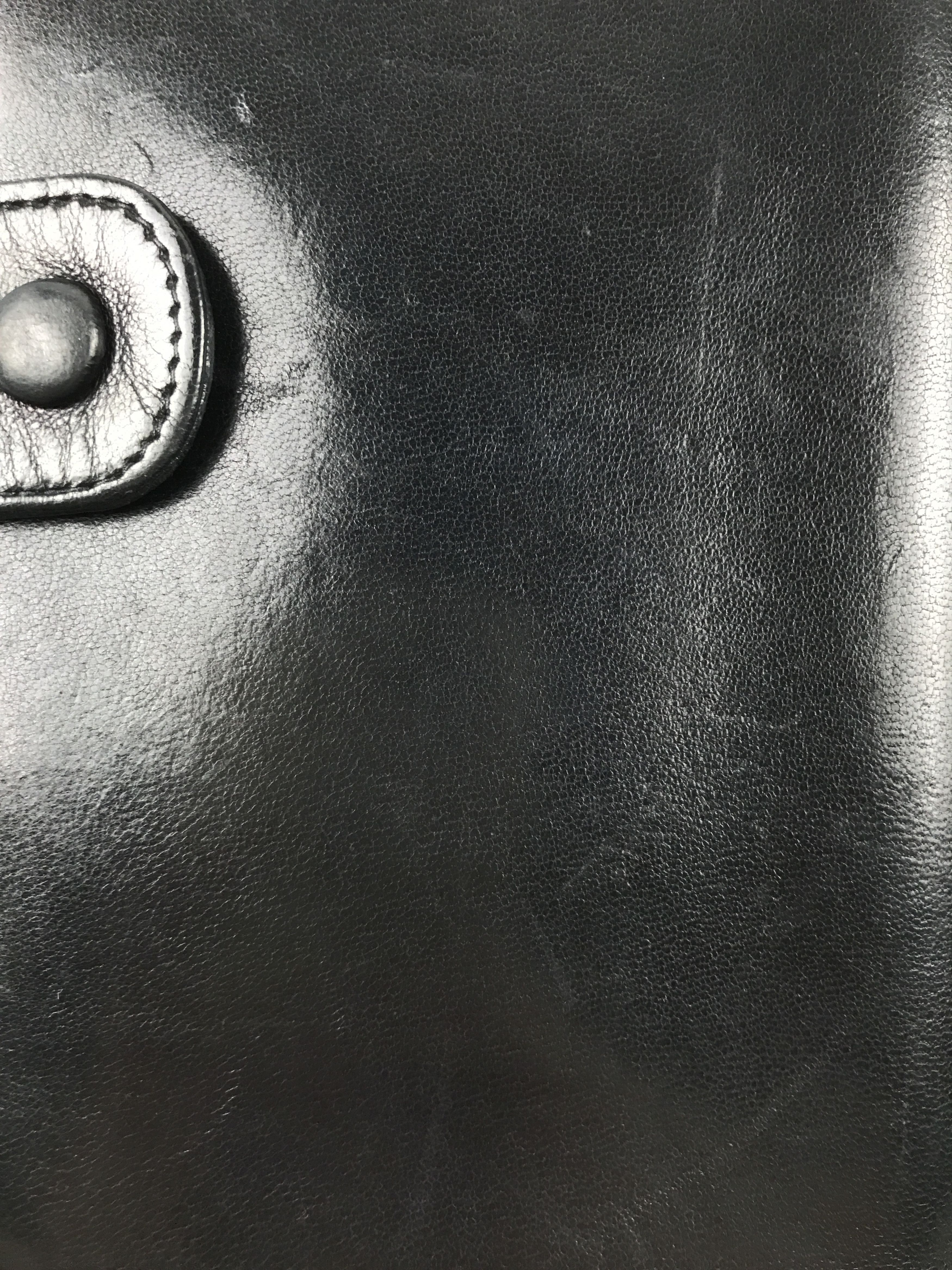 Chanel × Vintage Chanel Classic Black Lambskin Big CC Logo Bifold Long Wallet Size ONE SIZE - 19 Thumbnail