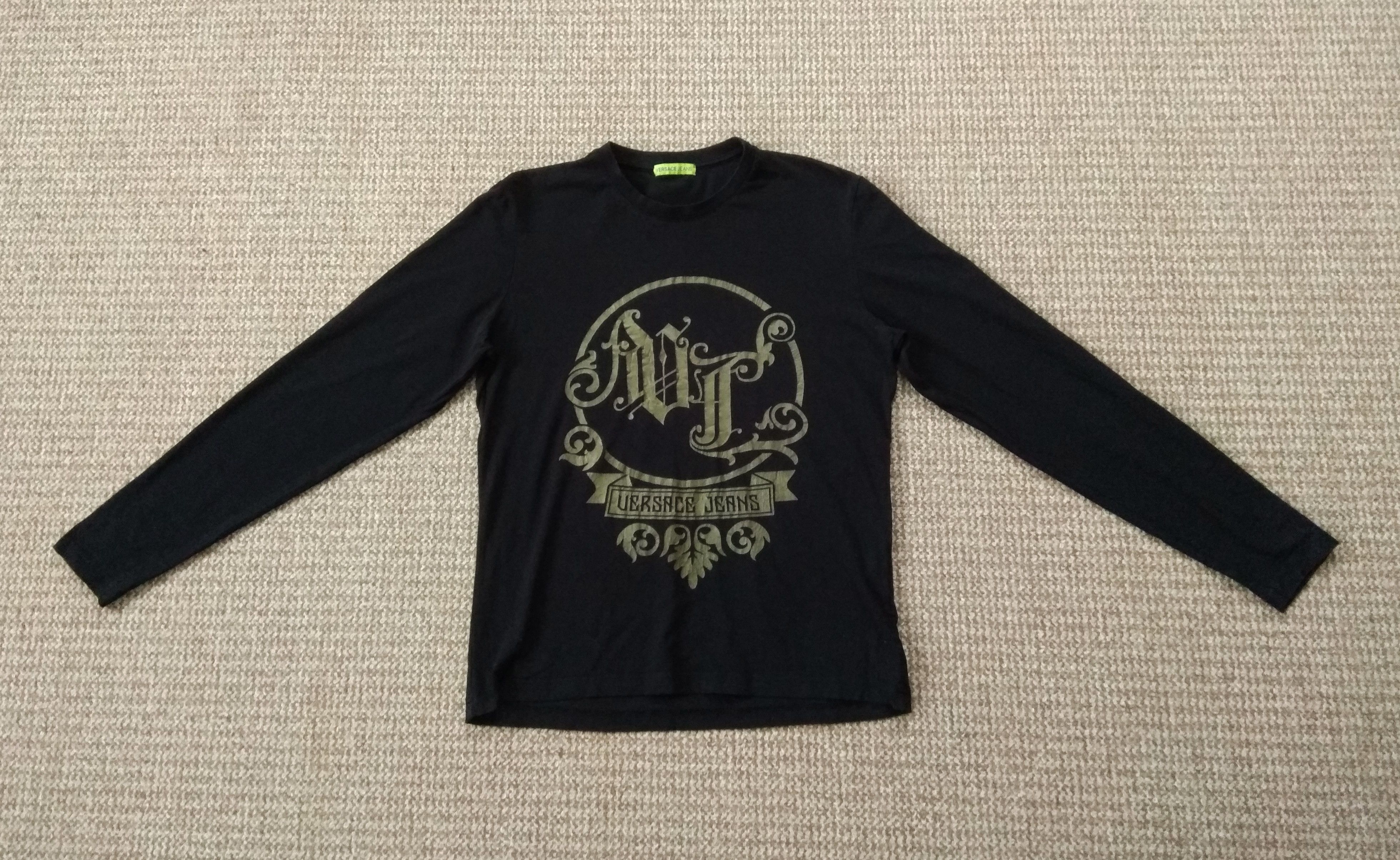 Versace Versace Jeans Long Sleeve Tee T Shirt Size US M / EU 48-50 / 2 - 4 Thumbnail