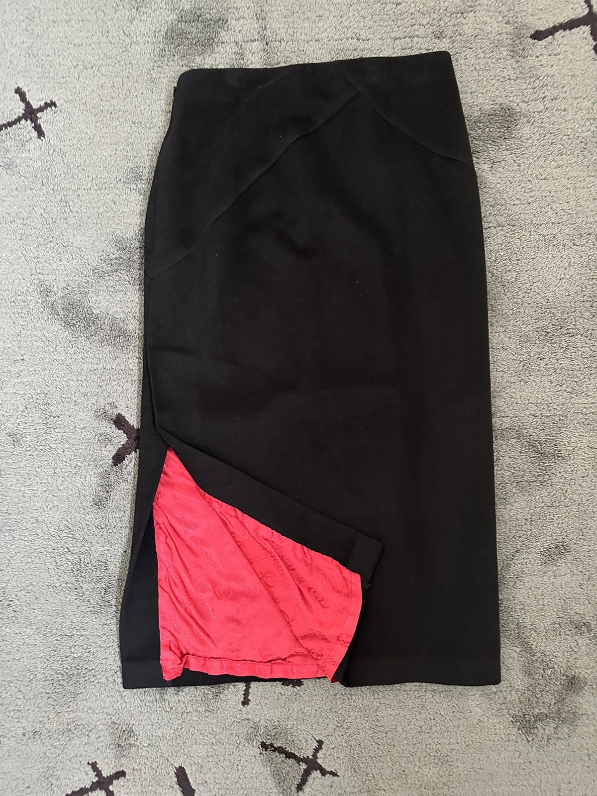 Alexander McQueen Archive Alexander McQueen Fall 1998 Joan Cashmere Skirt Size 30" / US 8 / IT 44 - 1 Thumbnail