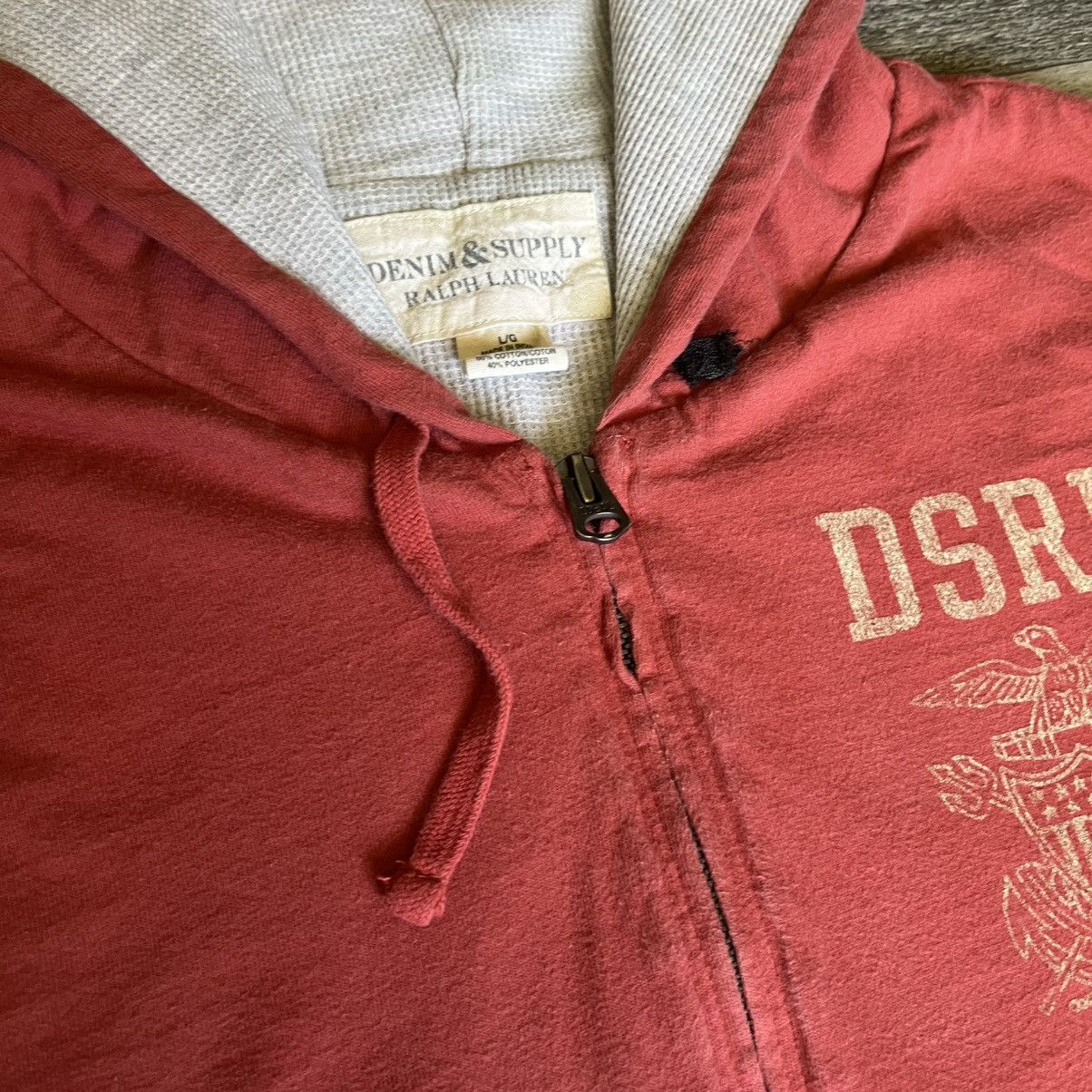 Denim & Supply Ralph Lauren Polo Ralph Lauren Denim & Supply Zip Up Thermal Lined Hoodie Size US L / EU 52-54 / 3 - 4 Thumbnail