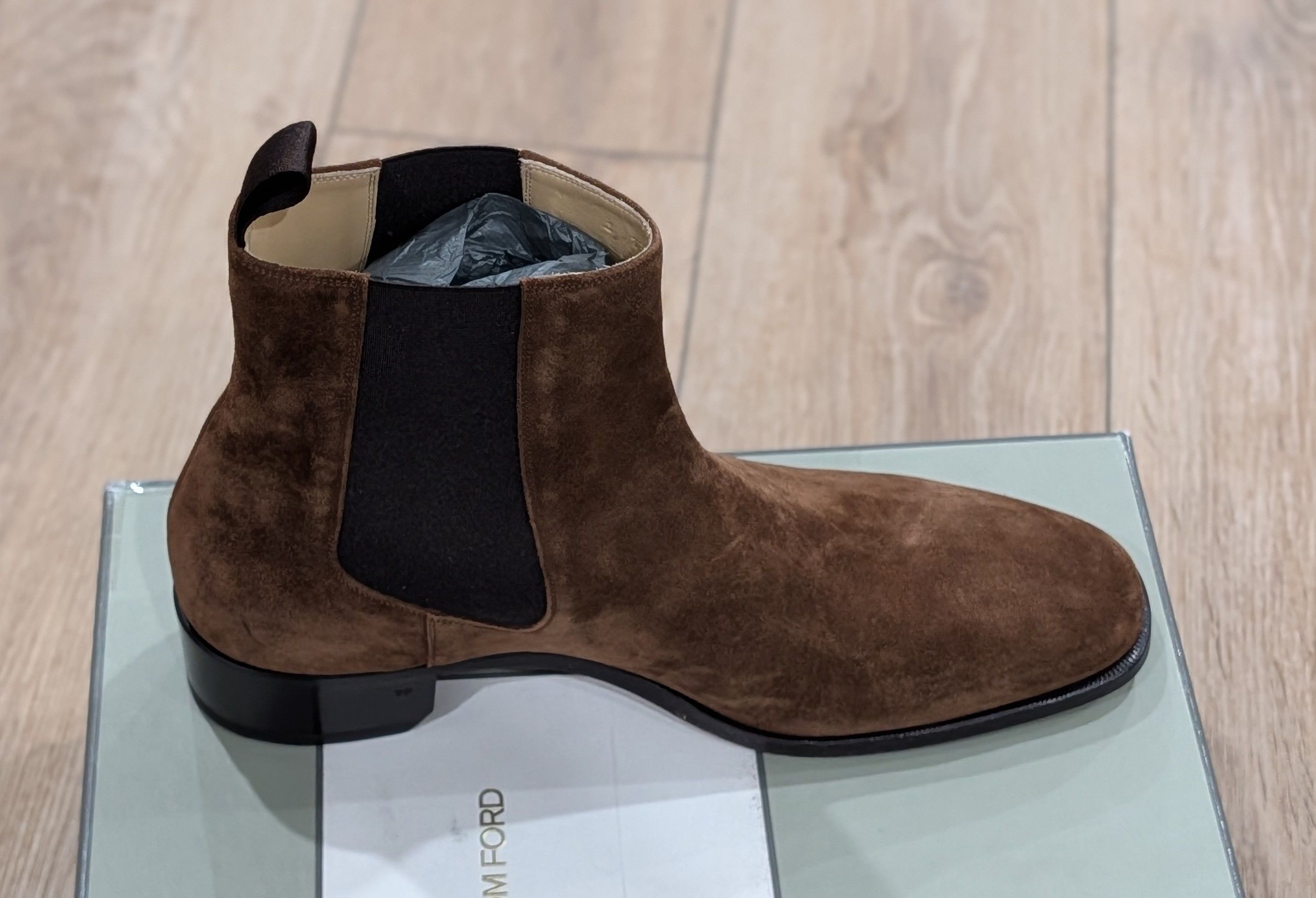 Tom Ford TOM FORD Chelsea Suede Boots Burnt Brown US 11 Size US 11 / EU 44 - 3 Thumbnail