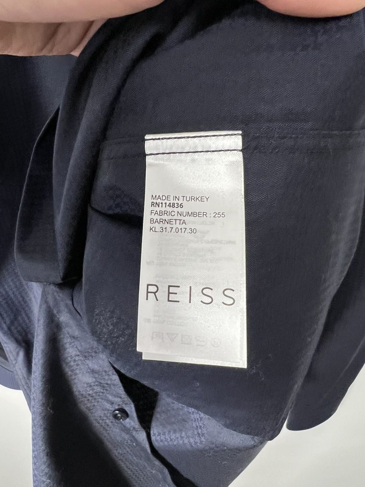 Reiss Vintage luxury Reiss Slim Fit Button Up Shirt Size S Size US S / EU 44-46 / 1 - 4 Thumbnail