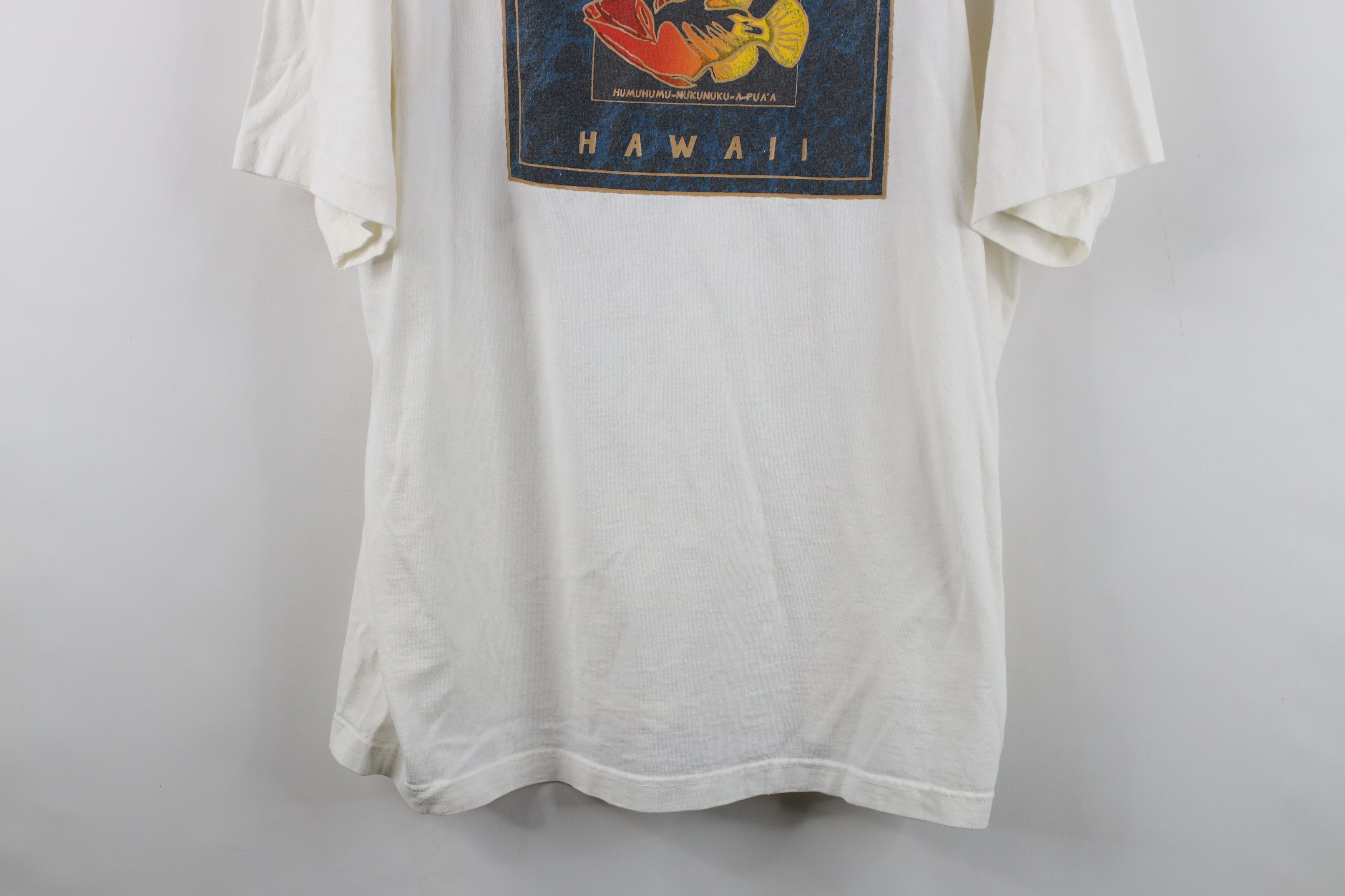 Vintage Vintage 90s Streetwear Hawaii Fish Short Sleeve T-Shirt USA Size US XL / EU 56 / 4 - 3 Thumbnail