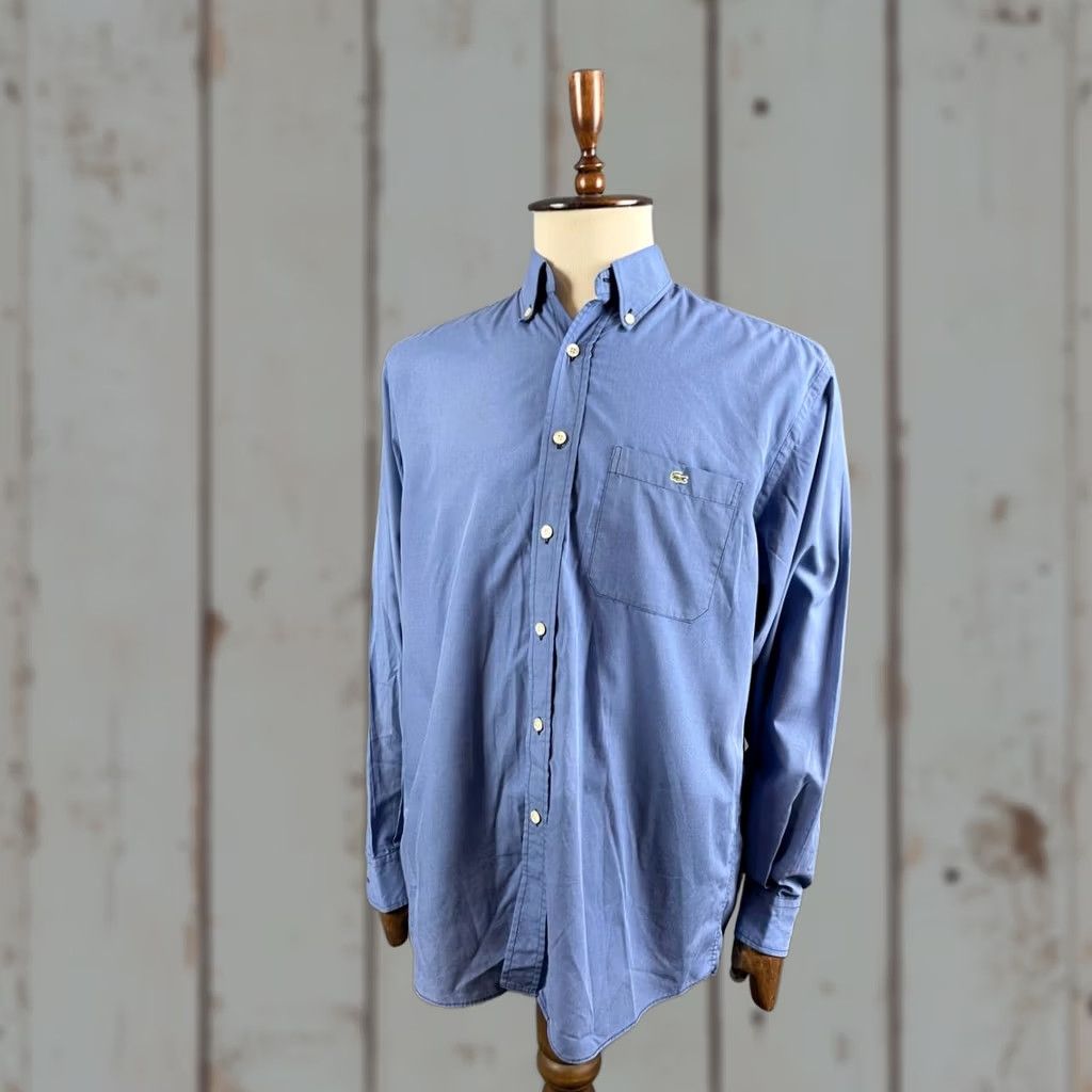 Lacoste Lacoste Shirt Mens Size M Blue Cotton Long Sleeve Collared Button Down Size US M / EU 48-50 / 2 - 1 Thumbnail