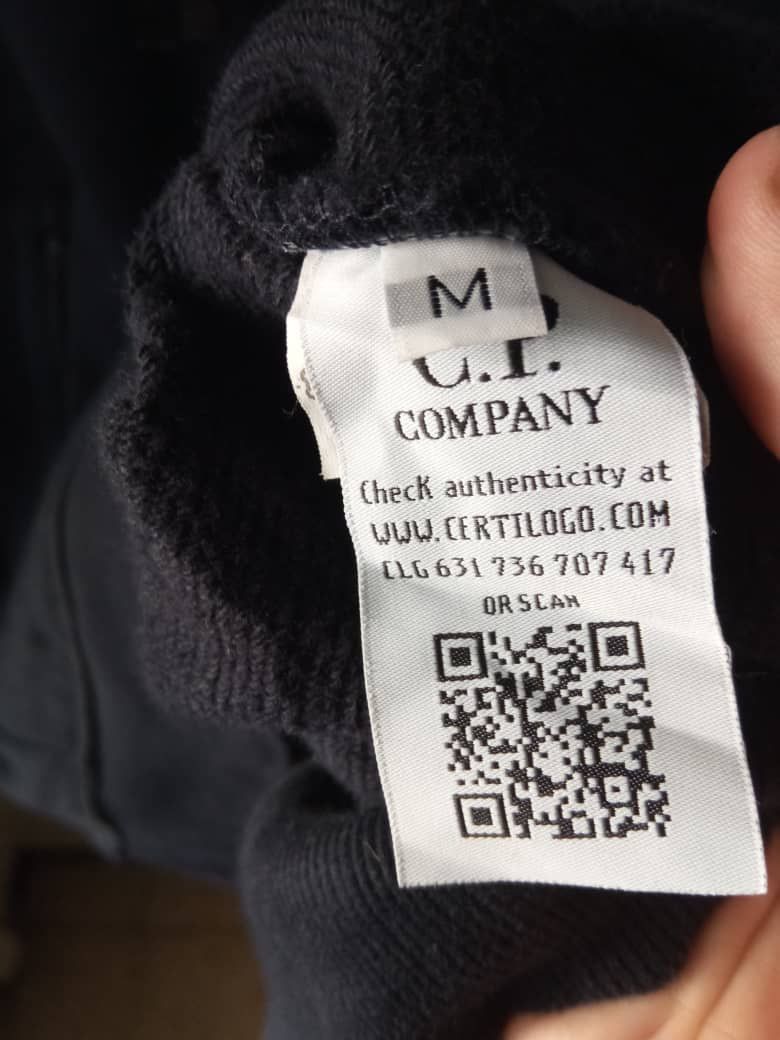 C.P. Company Diagonal Raised Fleece Half Zip Goggle NAVY Size US M / EU 48-50 / 2 - 13 Thumbnail