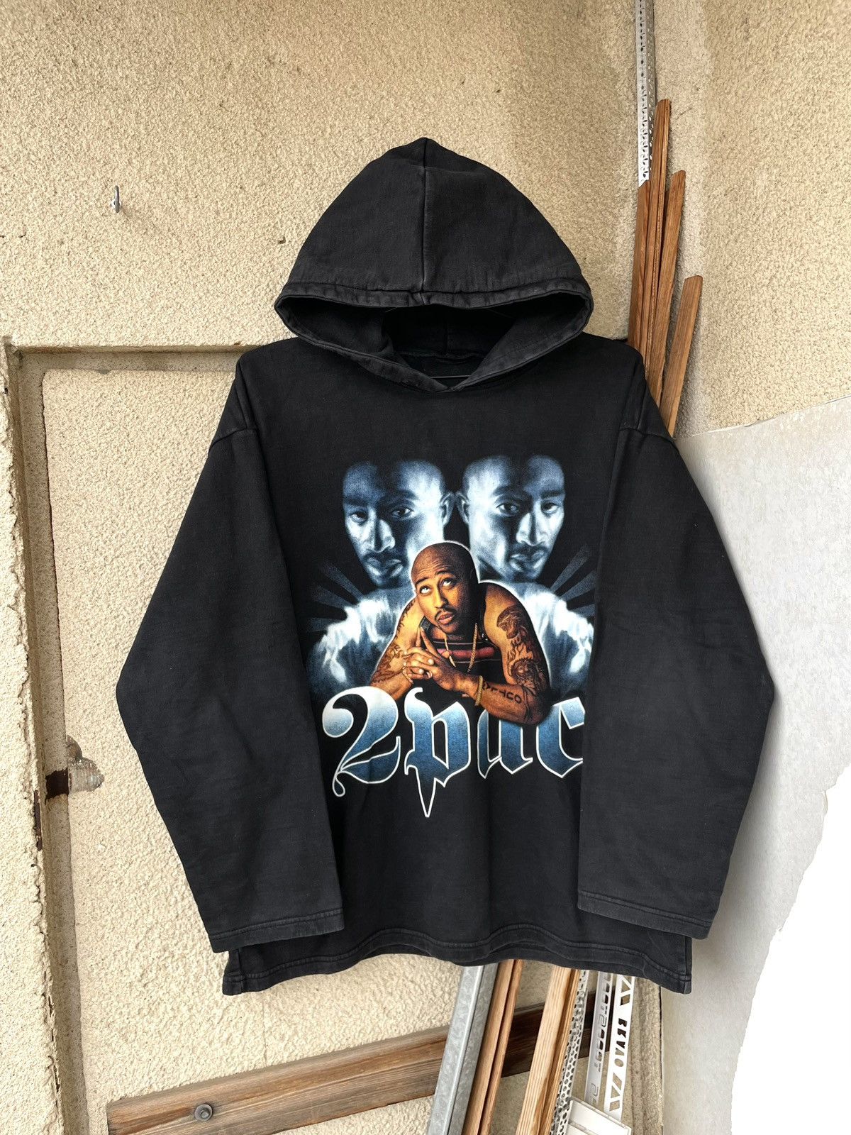 Band Tees Vintage 90s 2Pac Tupac Shakur Rap Hip Hop Hoodie Sweatshirt Size US M / EU 48-50 / 2 - 1 Thumbnail