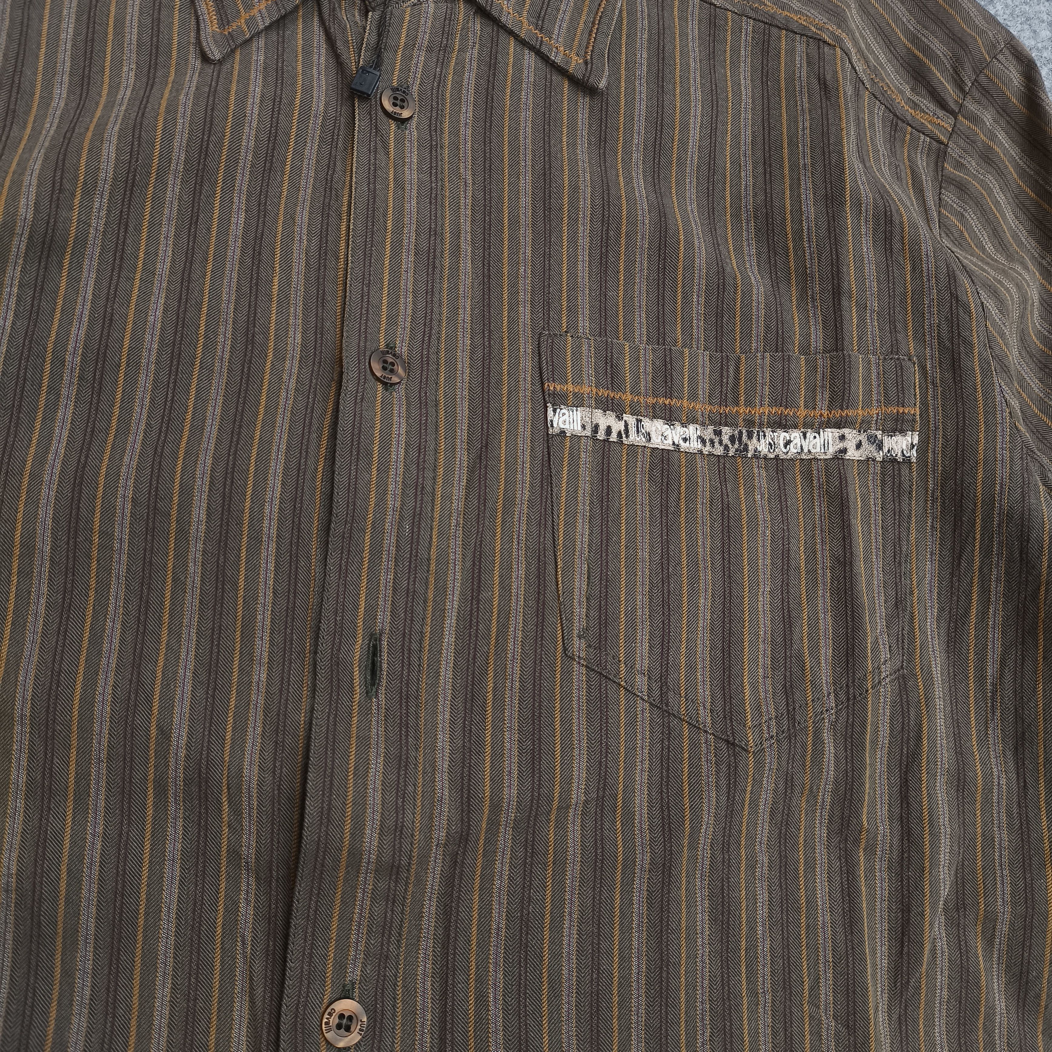Just Cavalli Just cavalli Roberto cavalli striped shirt button up szTag L Size US M / EU 48-50 / 2 - 7 Thumbnail