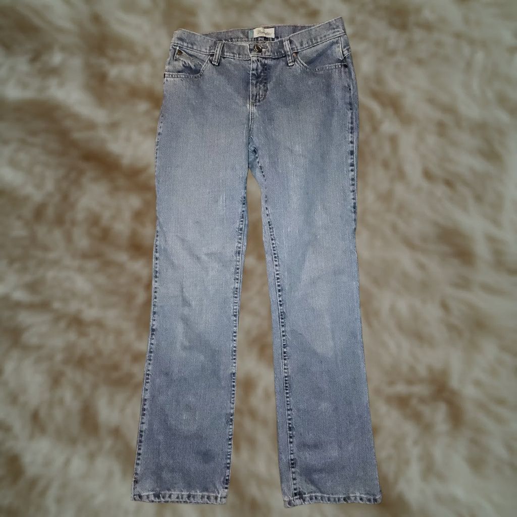 Wrangler VINTAGE Wrangler Cowgirl Cut Cash Jeans Women's 7/8x32 Bootcut Low Rise Western Denim Blue Regular Jeans Womens Boots Size 28" / US 6 / IT 42 - 1 Thumbnail
