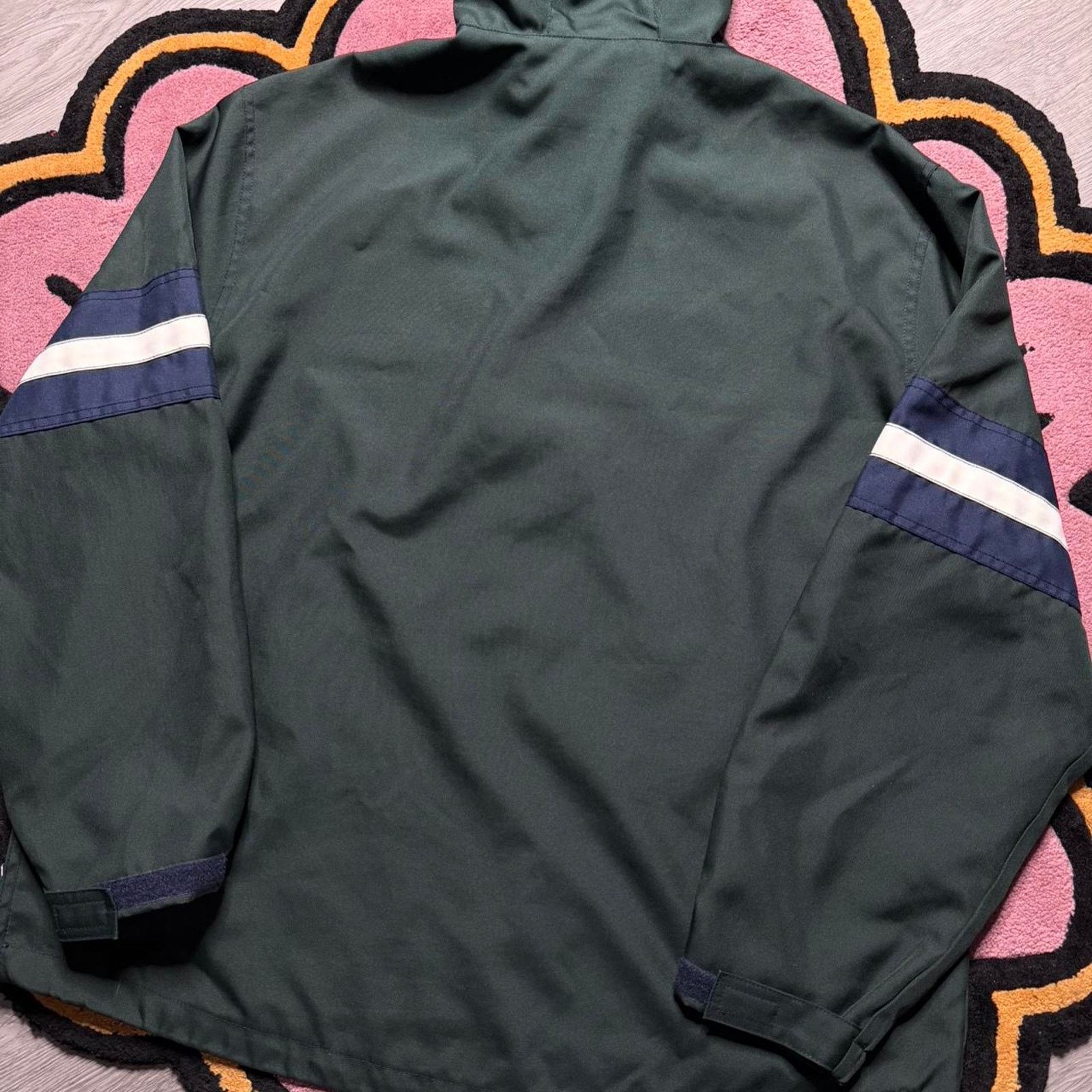 Old Navy × Vintage Vintage Y2K Old Navy 1/4 Zip Hooded Windbreaker Jacket Size US XL / EU 56 / 4 - 8 Thumbnail