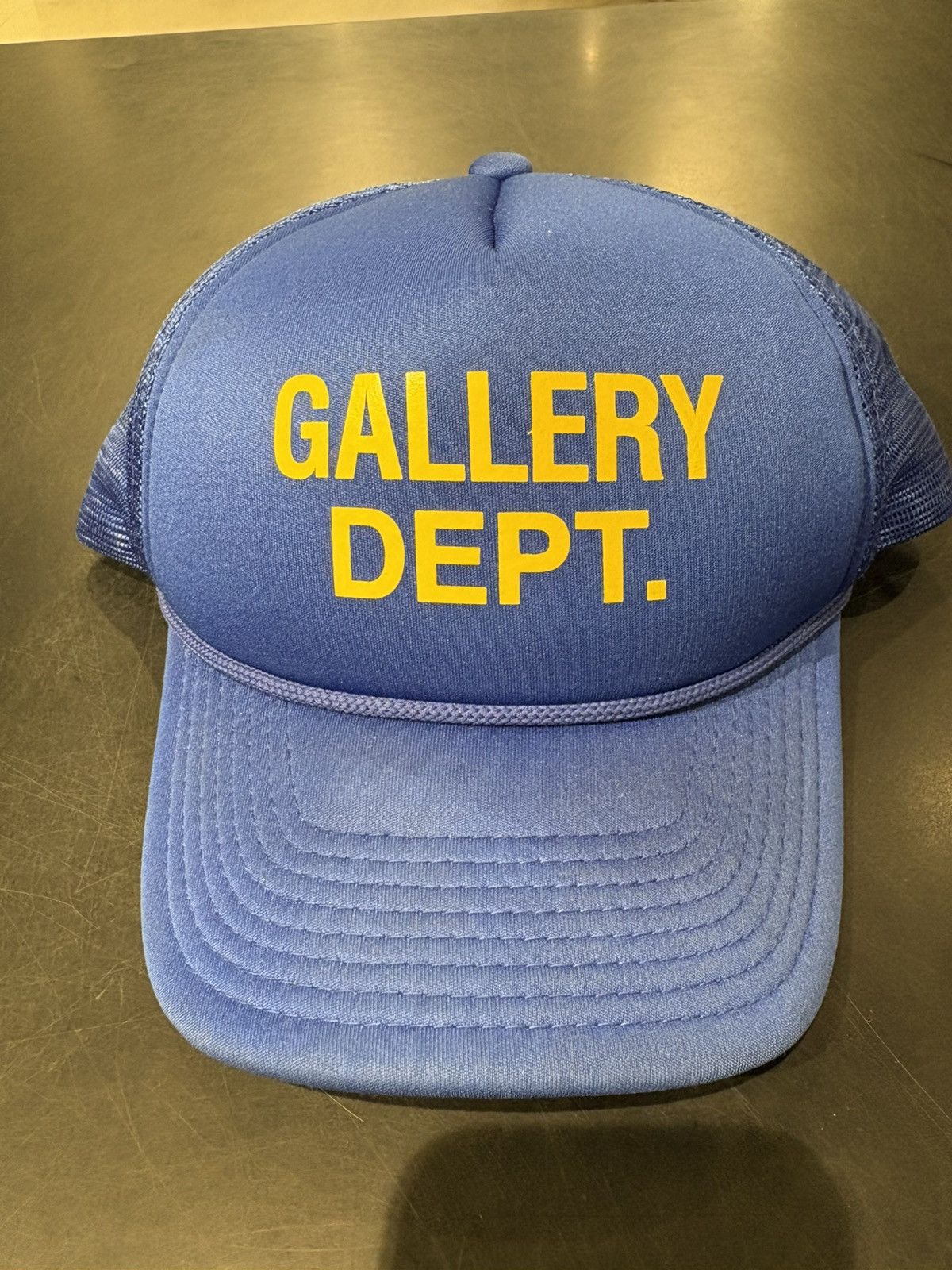 Gallery Dept. Gallery Dept. GD Trucker Cap 'Royal’ | Grailed
