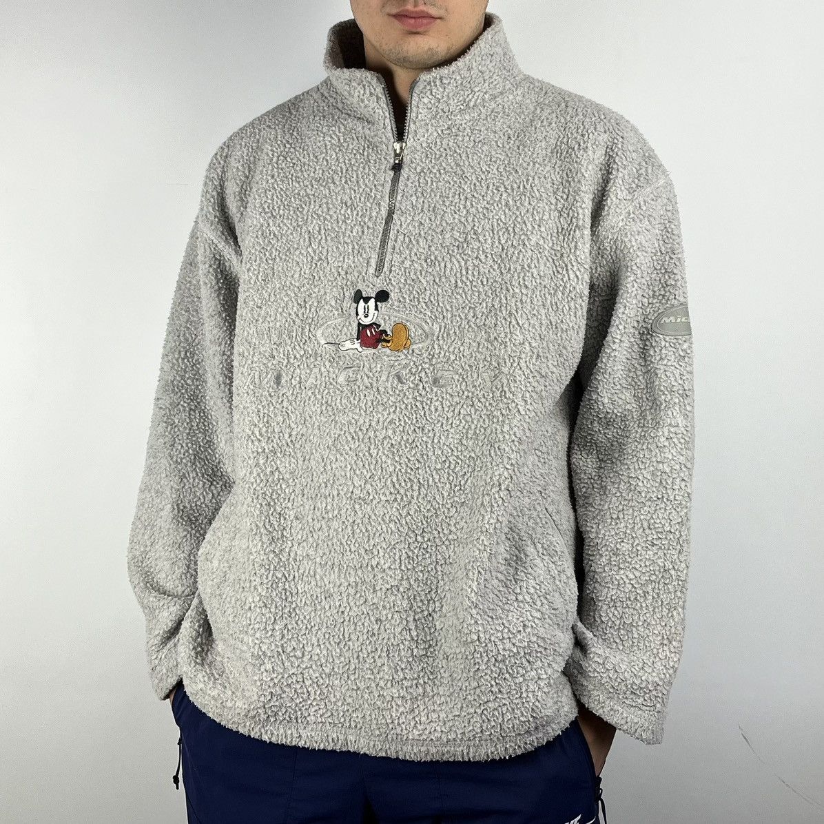 Disney Vintage Disney fleece 1/4 zip mickey size Medium Size US M / EU 48-50 / 2 - 1 Thumbnail