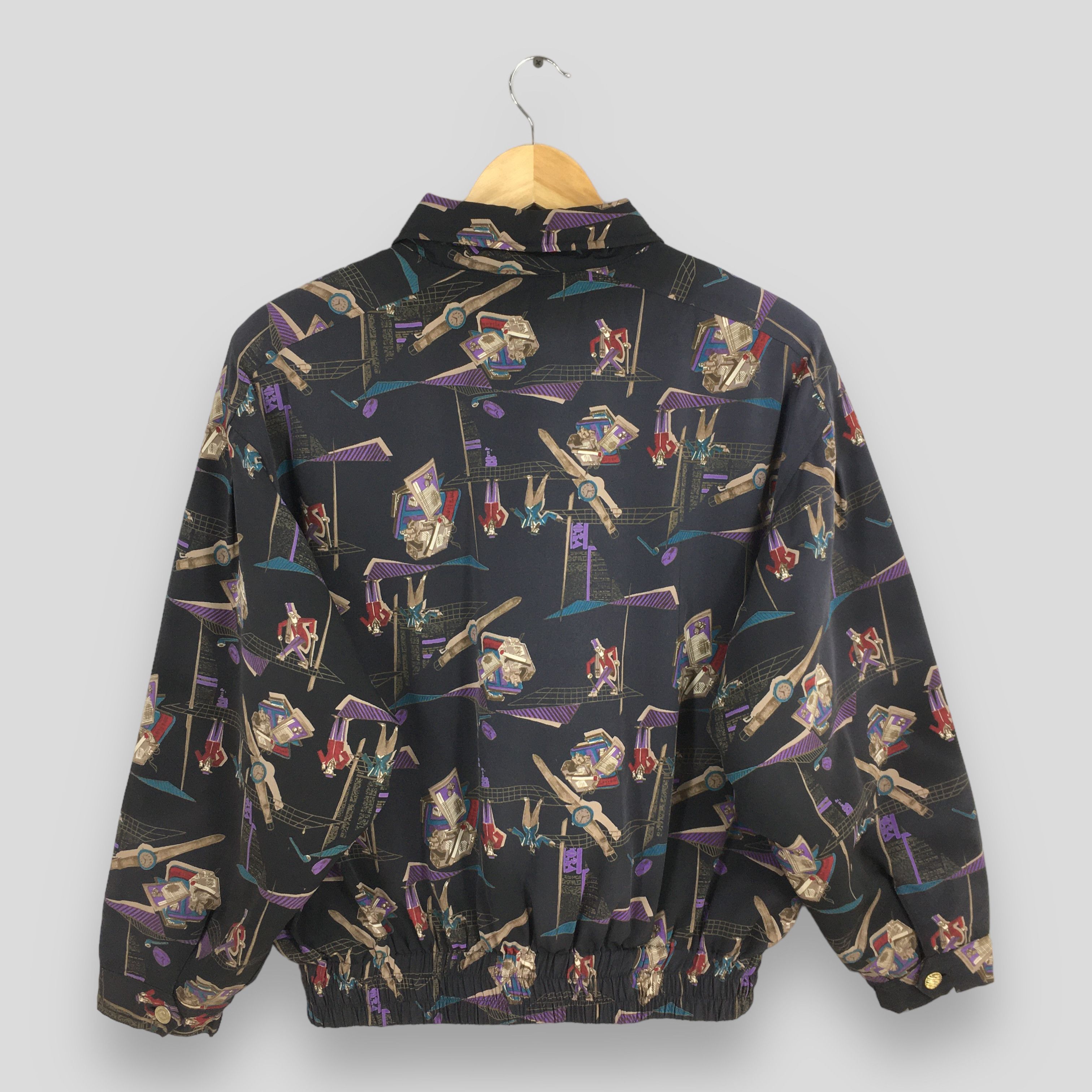 Other 90s Sportswear Pop Art Retro Black Light Jacket Medium Size US M / EU 48-50 / 2 - 8 Thumbnail