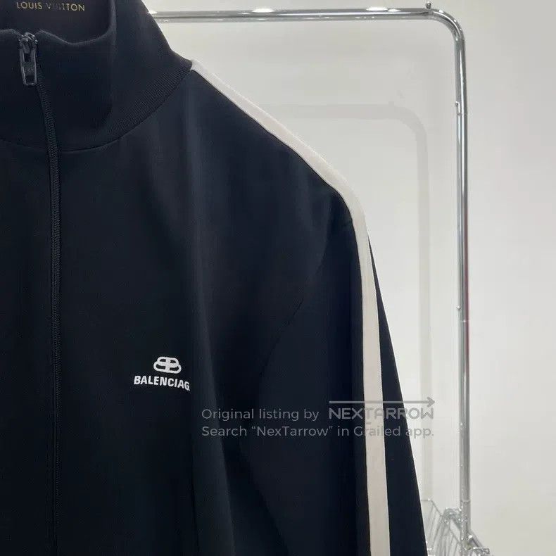 Balenciaga Balenciaga Lock Stitch Embroidered Black and White Patchwo Size US S / EU 44-46 / 1 - 4 Thumbnail