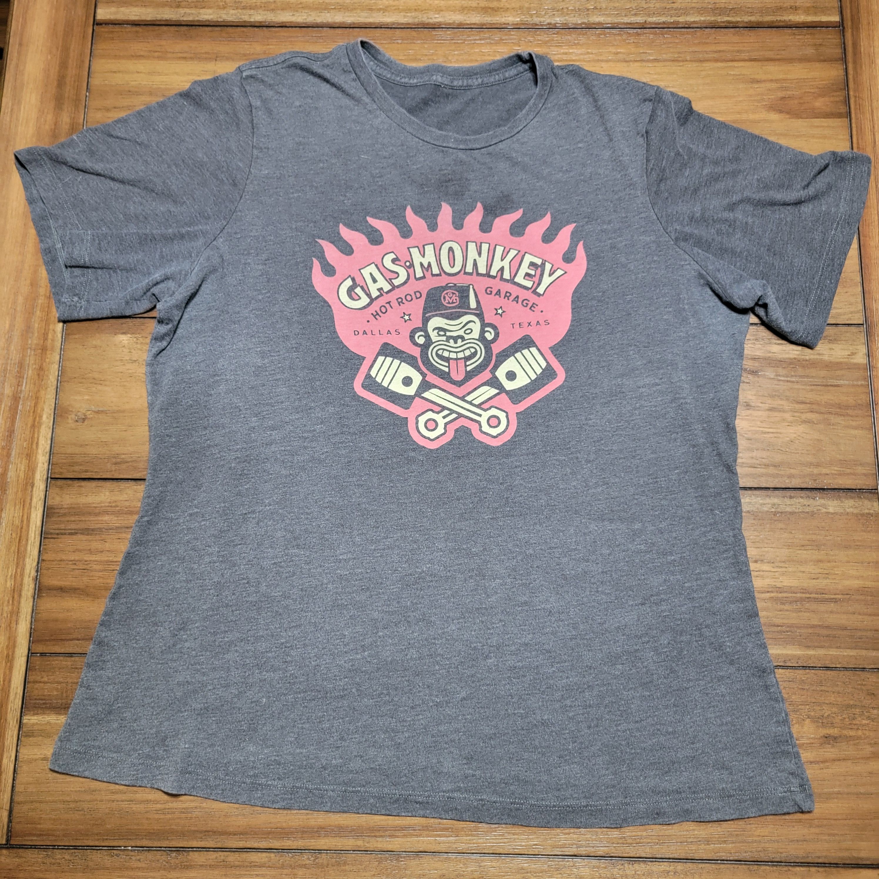 Other Gas Monkey SS Dark Grey Tee "Hot Rod Garage" Size L / US 10 / IT 46 - 1 Thumbnail