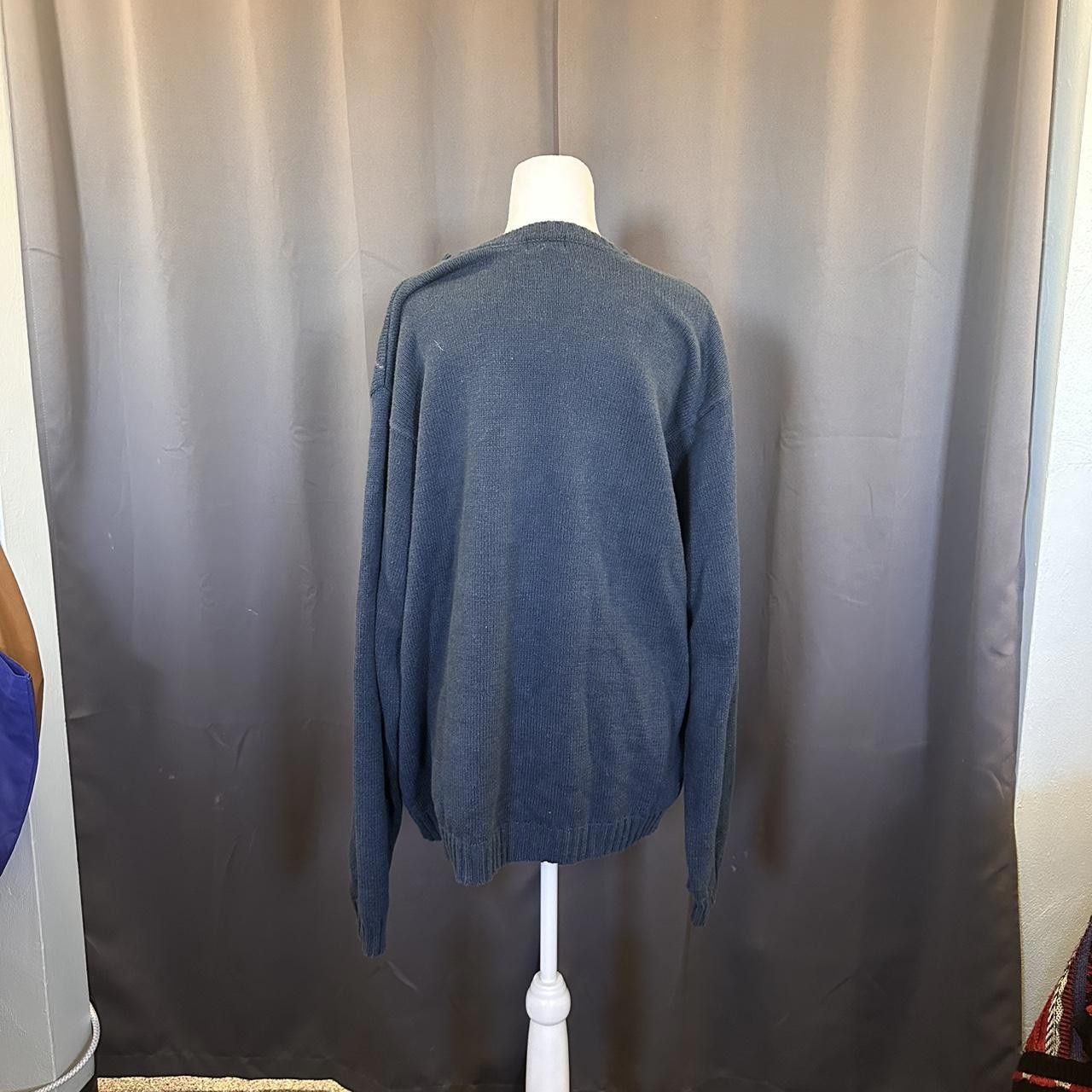 Izod Vintage Izod Blue Argyle Sweater Size US XL / EU 56 / 4 - 2 Thumbnail