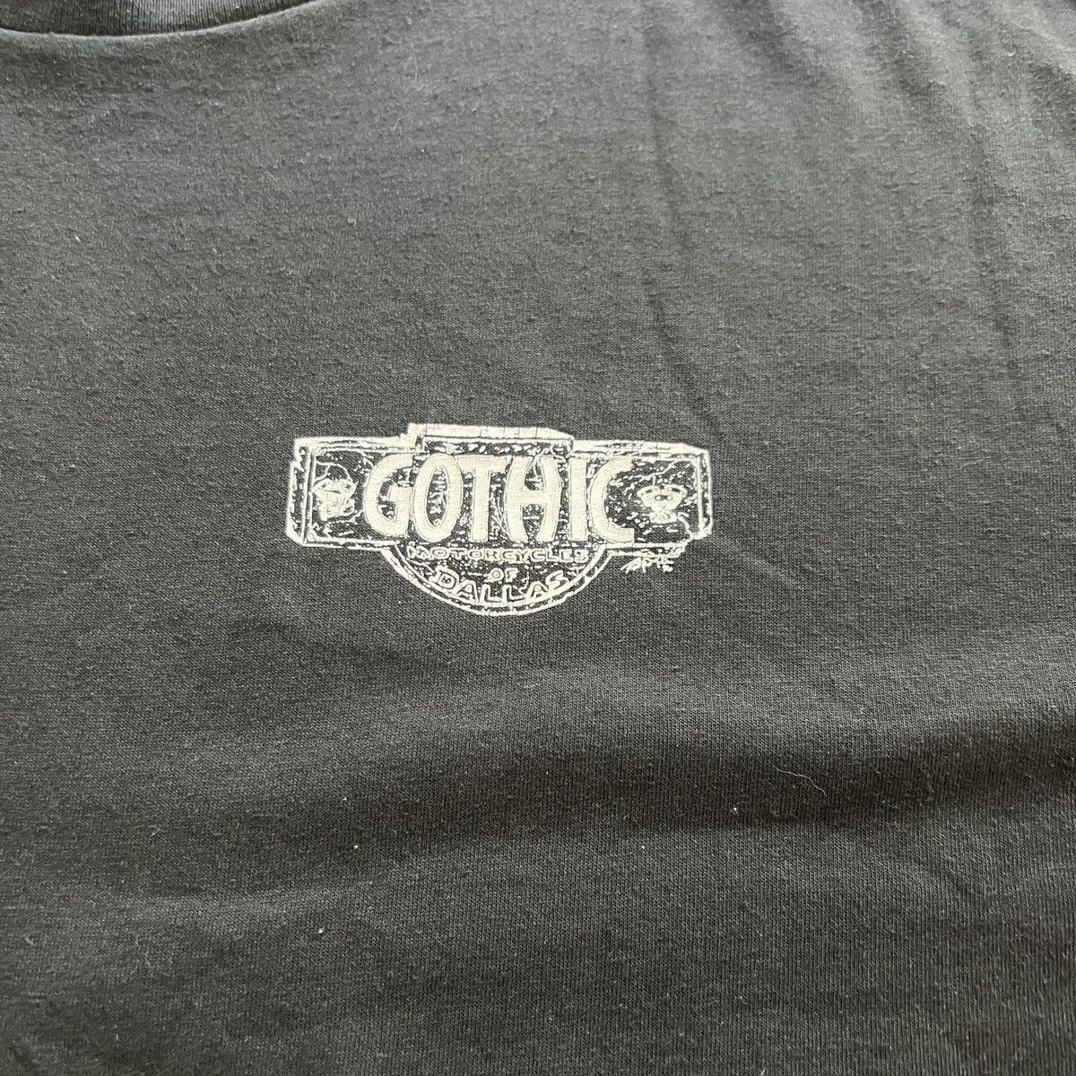 Hanes Vintage Gothic Motorcycles Dallas Deep Ellum SS Tee XXL USA Size US XXL / EU 58 / 5 - 6 Thumbnail