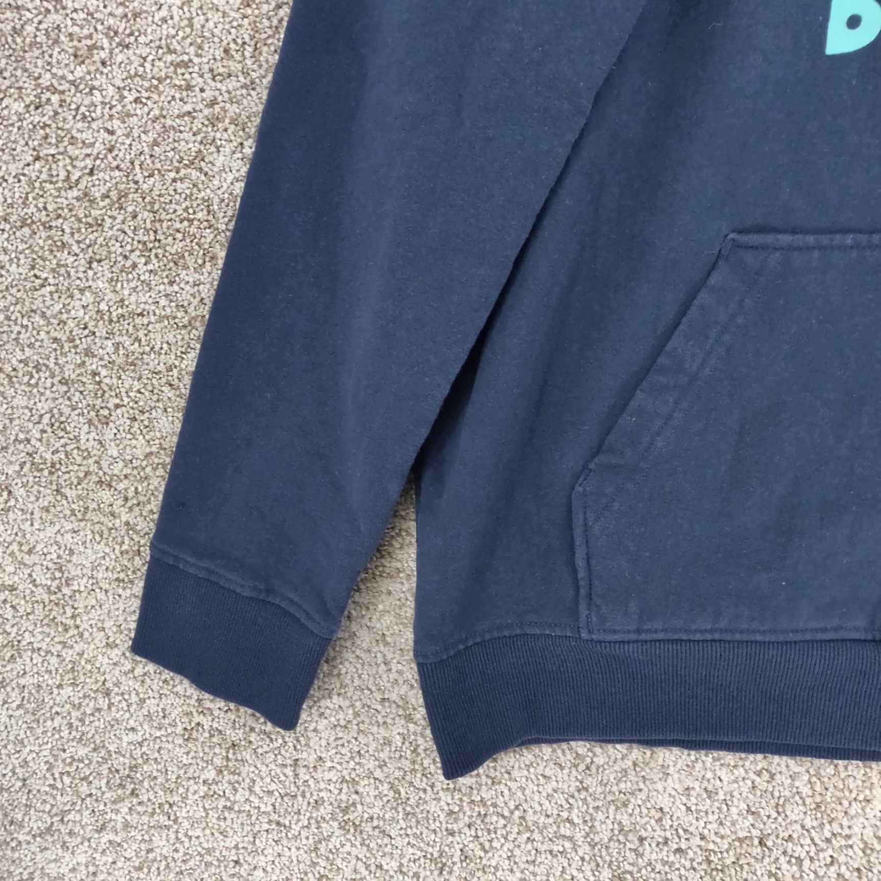 Patagonia Patagonia Hoodie Mens Large Blue Uprisal Logo Fleece Pullover Sweatshirt Size US L / EU 52-54 / 3 - 3 Thumbnail