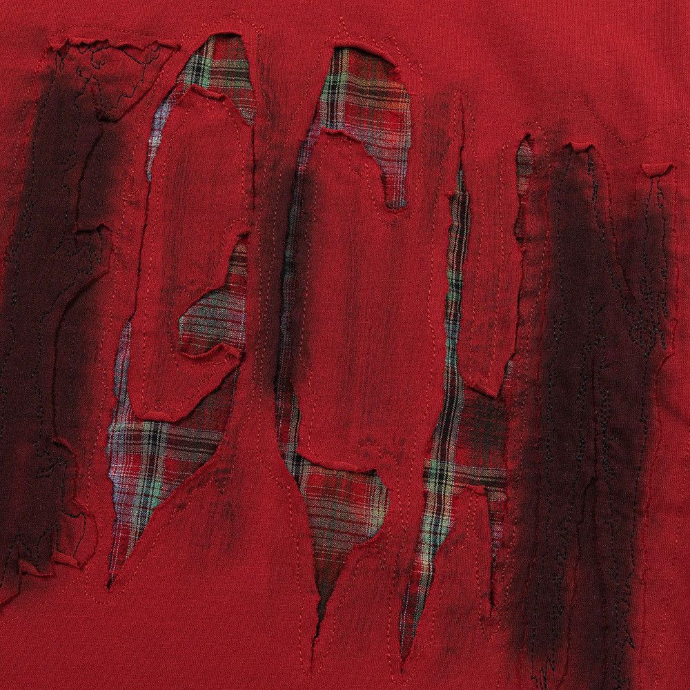 Japanese Brand Spray paint dirty punk trend patch cloth letter T-shirt Size US M / EU 48-50 / 2 - 3 Thumbnail