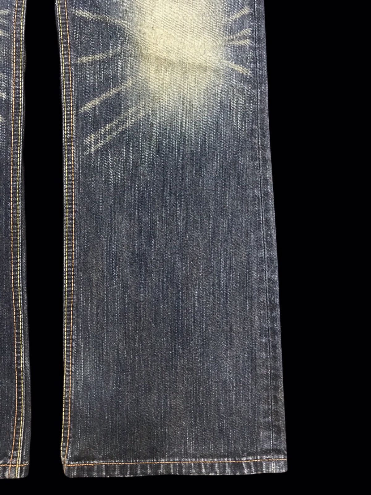 Edwin 💥WIDE FLARE💥EDWIN STONEWASH SICK FADES MUD WASH DENIM F330 Size US 32 / EU 48 - 7 Thumbnail