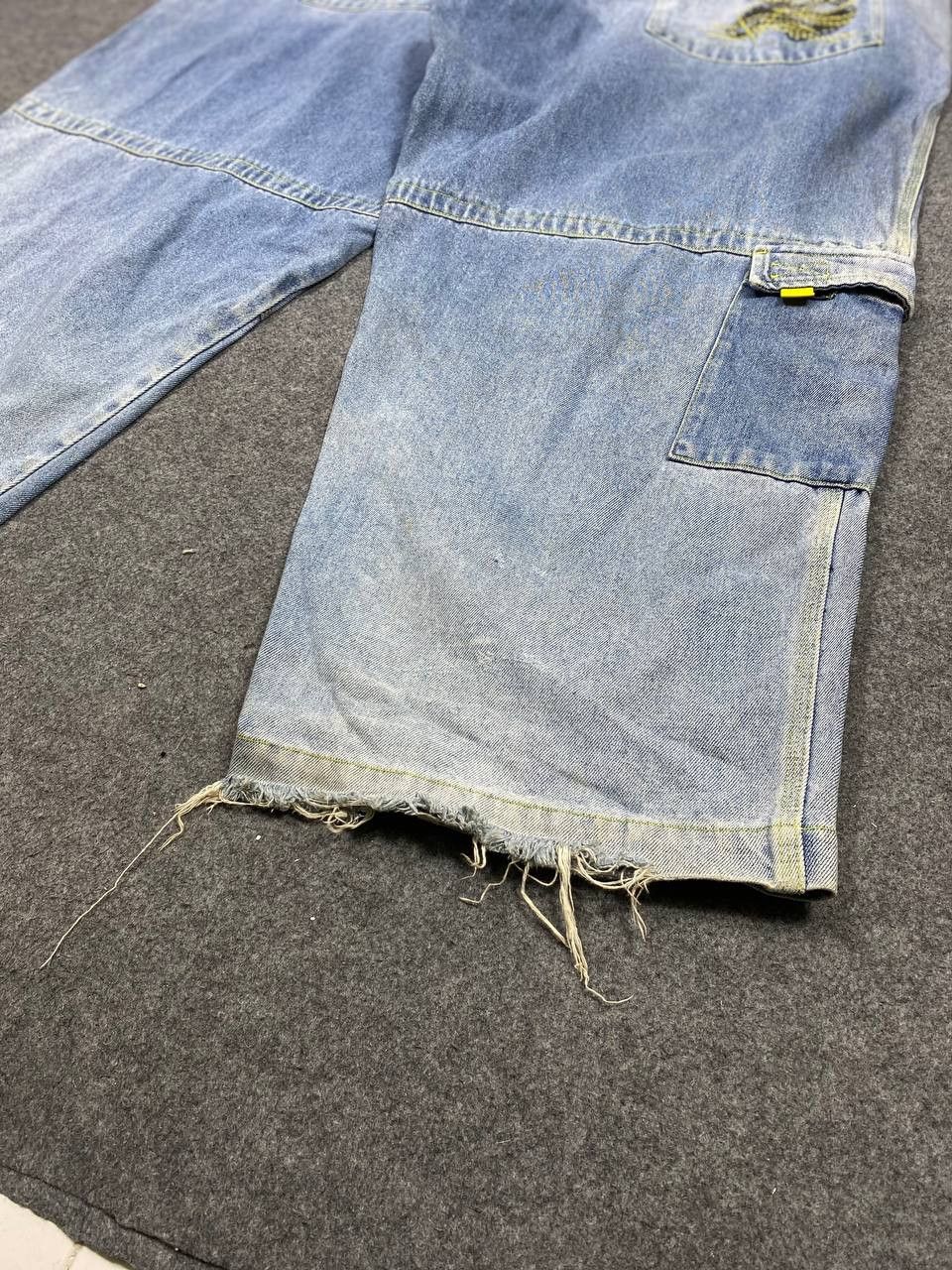 Japanese Brand vintage soul usa baggy denim nice design Size US 44 / EU 60 - 7 Thumbnail