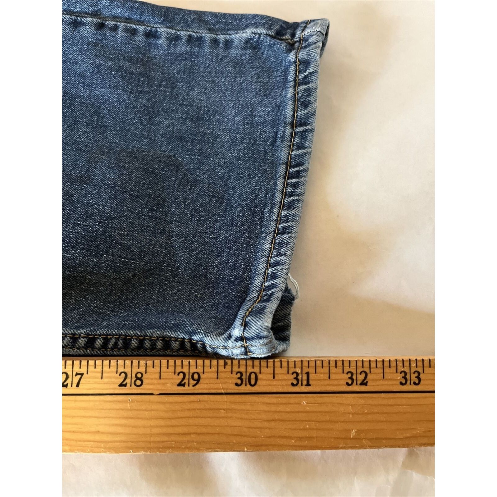 Levi's Levis 505 Jeans Men 42x32 Regular Straight Denim Cotton Blue Size US 40 / EU 56 - 6 Thumbnail