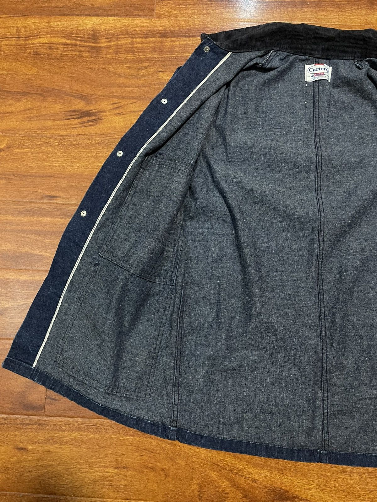 Carter's × Levi's Vintage Clothing × Wrangler 1960s Vintage Carters Denim Chore Jacket RRL Real Mccoys Size US L / EU 52-54 / 3 - 7 Thumbnail
