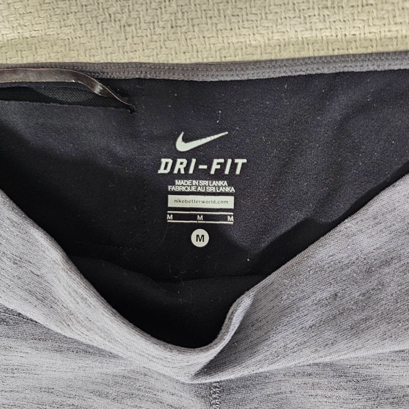 Nike Nike Dri-FIT Pants Jogger Women M Gray Activewear running yoga tights Size 32" / US 10 / IT 46 - 3 Thumbnail