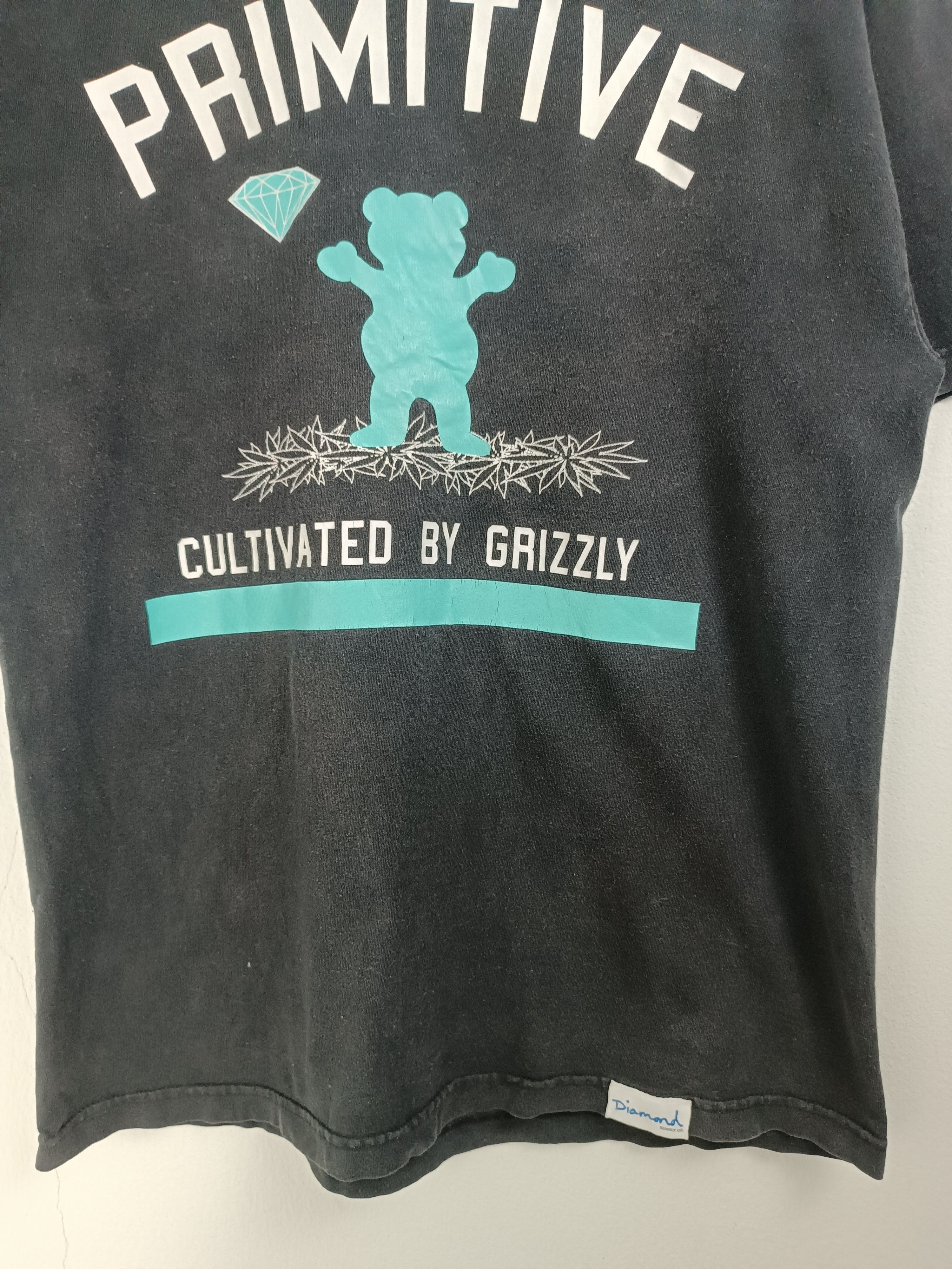 Primitive RARE🔥 FADED VINTAGE PRIMITIVE X DIAMOND GRIZZLY TEE SKATE Size US L / EU 52-54 / 3 - 6 Thumbnail