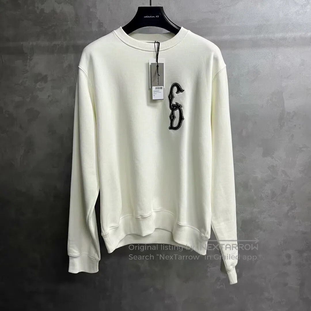 Dior Dior Solid-color logo embroidered round-neck hoodie| Size US L / EU 52-54 / 3 - 1 Thumbnail