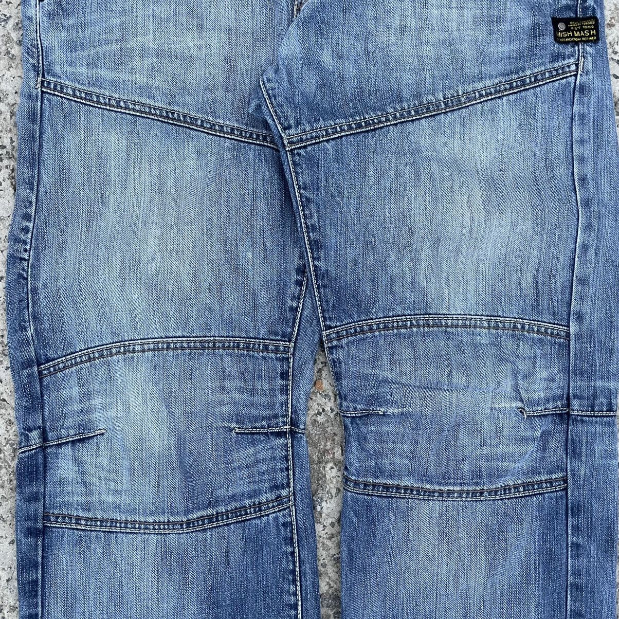 CCP (Crazy Character Print) Vintage Crazy Fit Jeans Mish Mash Double Knee Y2K 00s Size US 32 / EU 48 - 6 Thumbnail