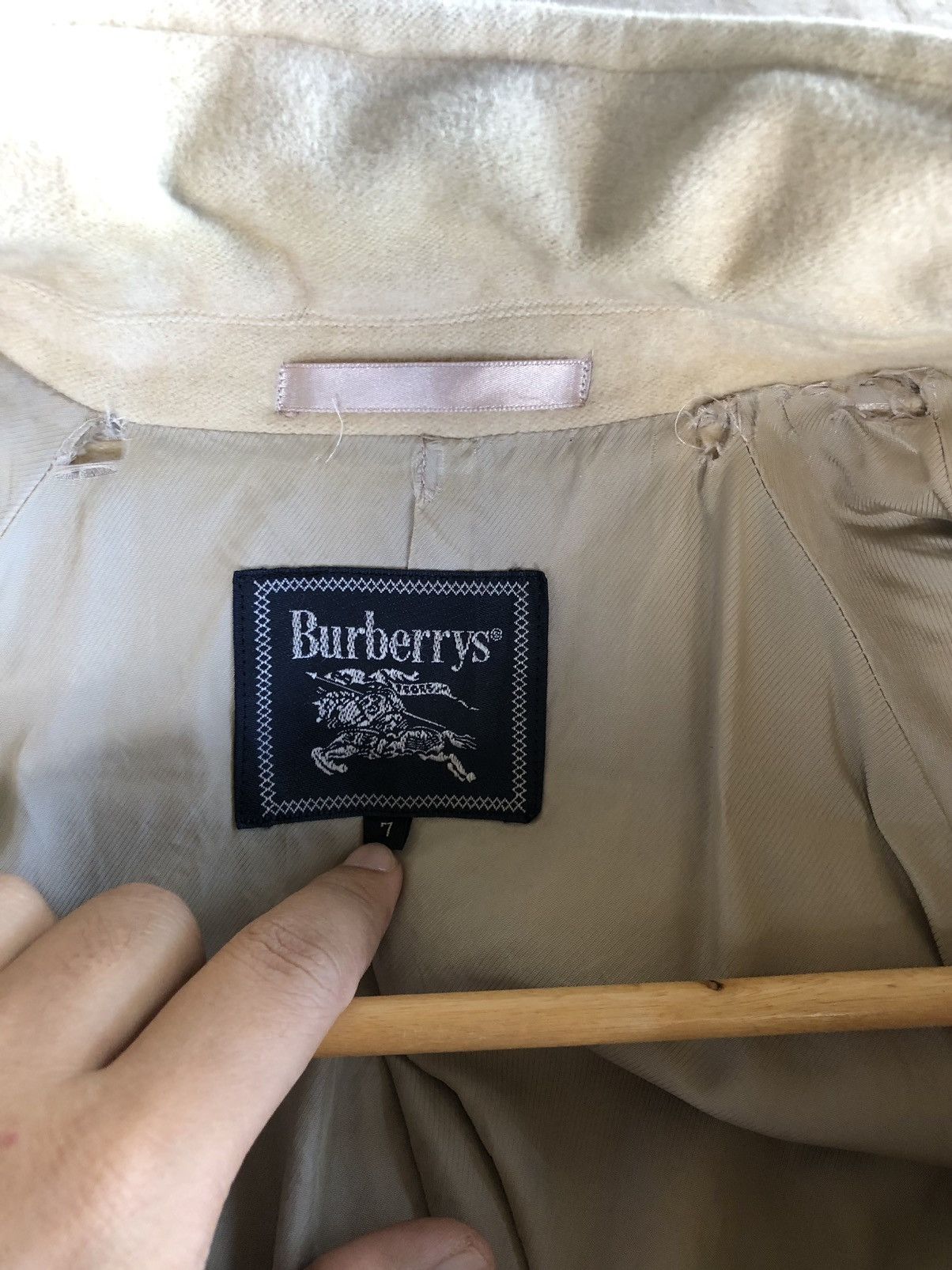 Burberry × Vintage Vintage Burberrys over coat Size M / US 6-8 / IT 42-44 - 8 Thumbnail