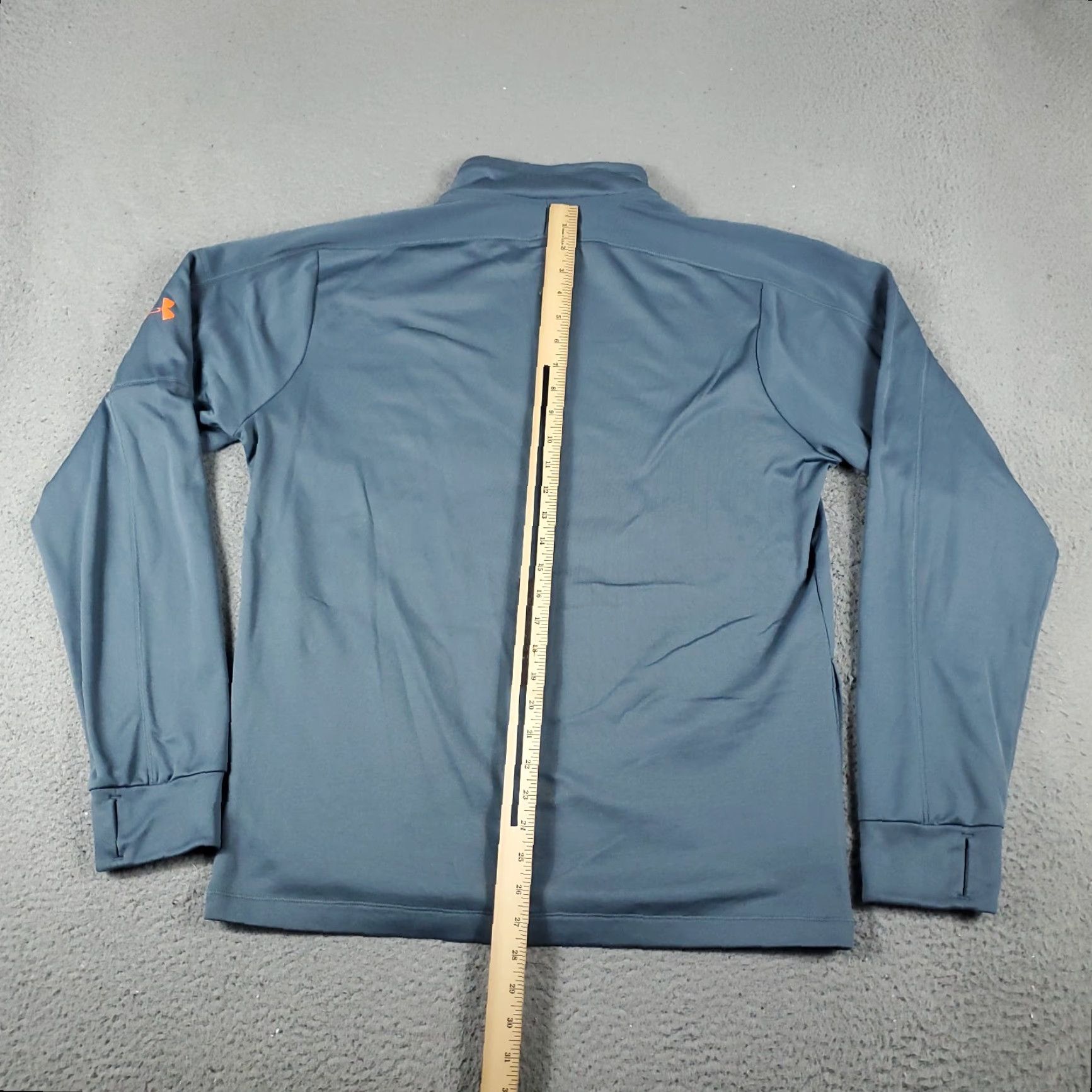 Under Armour Under Armour Pullover Sweater Mens Large Blue 1/4 Zip Knit Sweatshirt Size US L / EU 52-54 / 3 - 6 Thumbnail