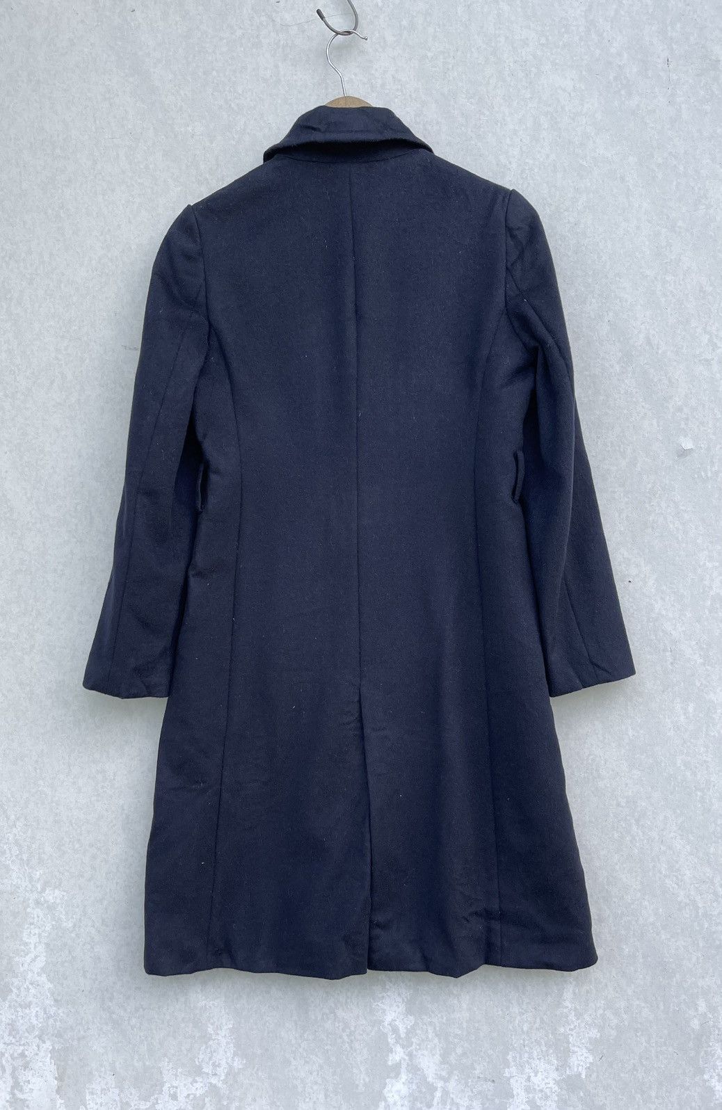 Designer × Japanese Brand × Yohji Yamamoto 🔥VINTAGE INED JAPAN WOMEN'S WOOL ASYMMETRICAL COAT/JACKET Size S / US 4 / IT 40 - 6 Thumbnail