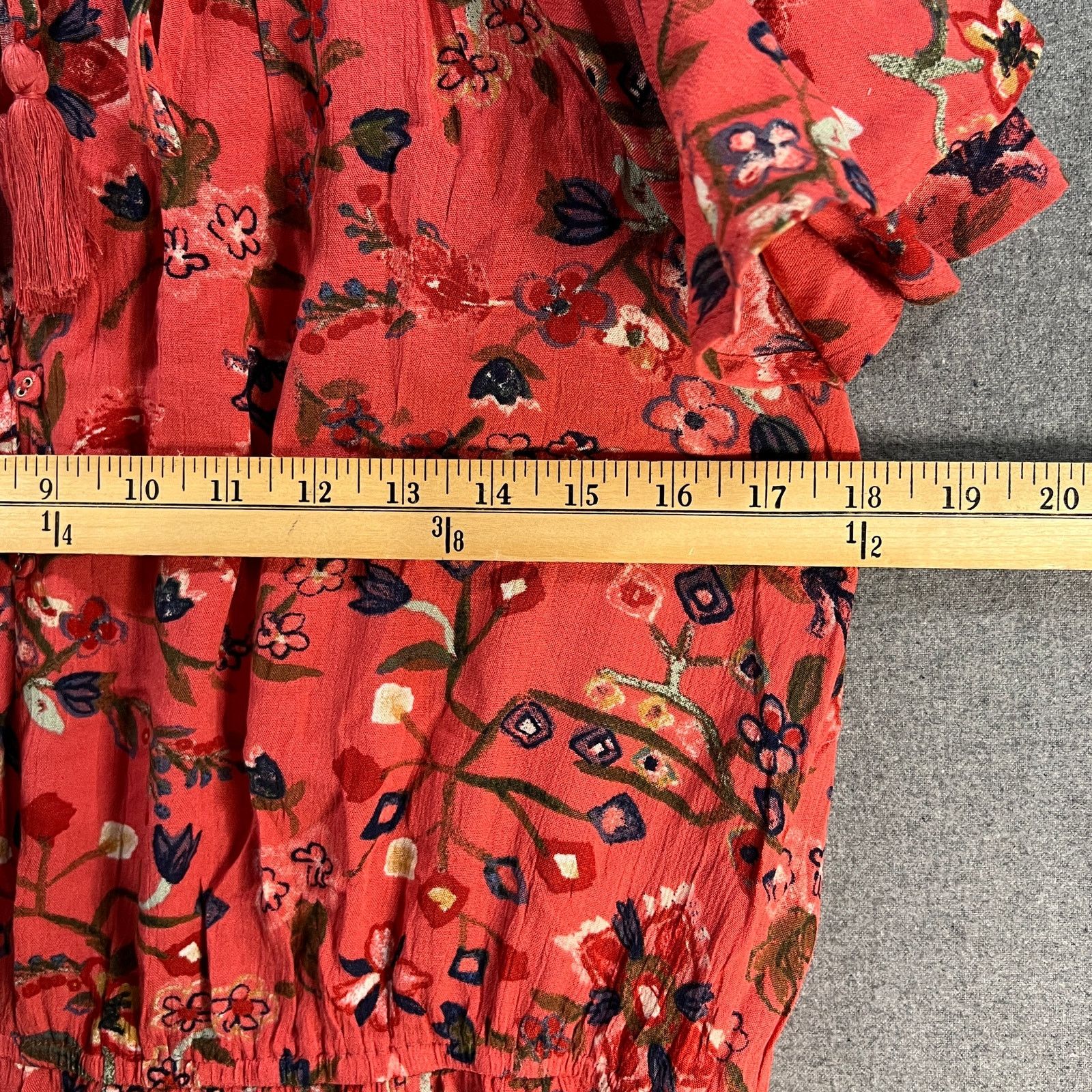 Other Canyon Retreat Regular Flutter Sleeve Dress Size L / US 10 / IT 46 - 8 Thumbnail