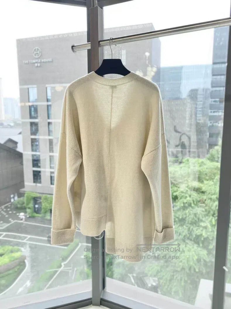 Loewe Loewe Wool Deer Logo Embroidered Knitted Sweater Size S / US 4 / IT 40 - 3 Thumbnail
