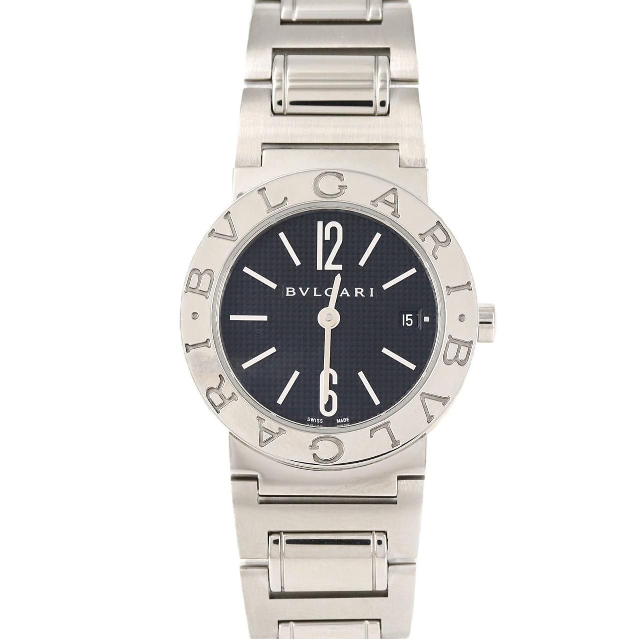 BVLGARI BVLGARI Watch BVLGARI BVLGARI Bb26ss Black Stainless Steel Stainless BVLGARI Bvlgari Watch BB26SS Stainless Steel Quartz Analog  main image 4