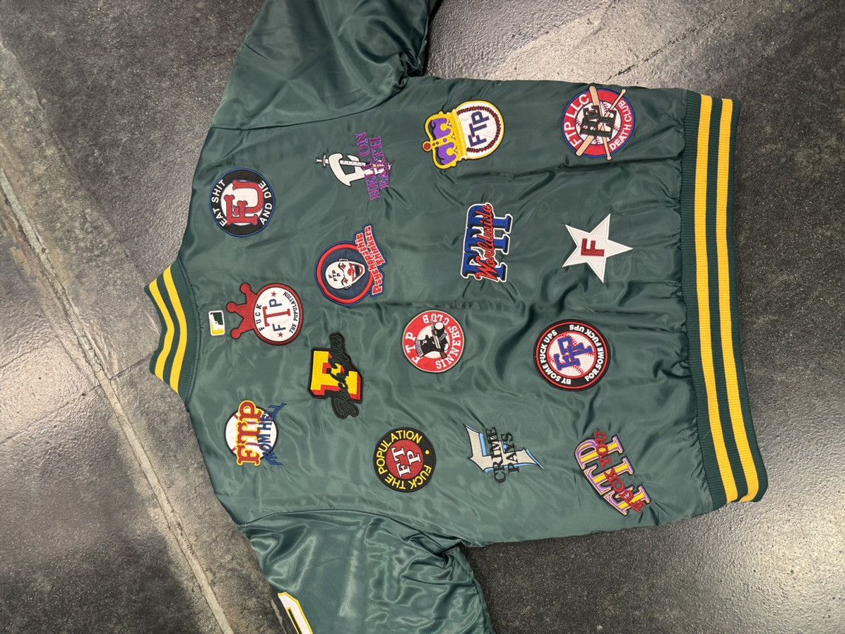 Fuck The Population FTP Varsity Jacket Size US L / EU 52-54 / 3 - 2 Thumbnail