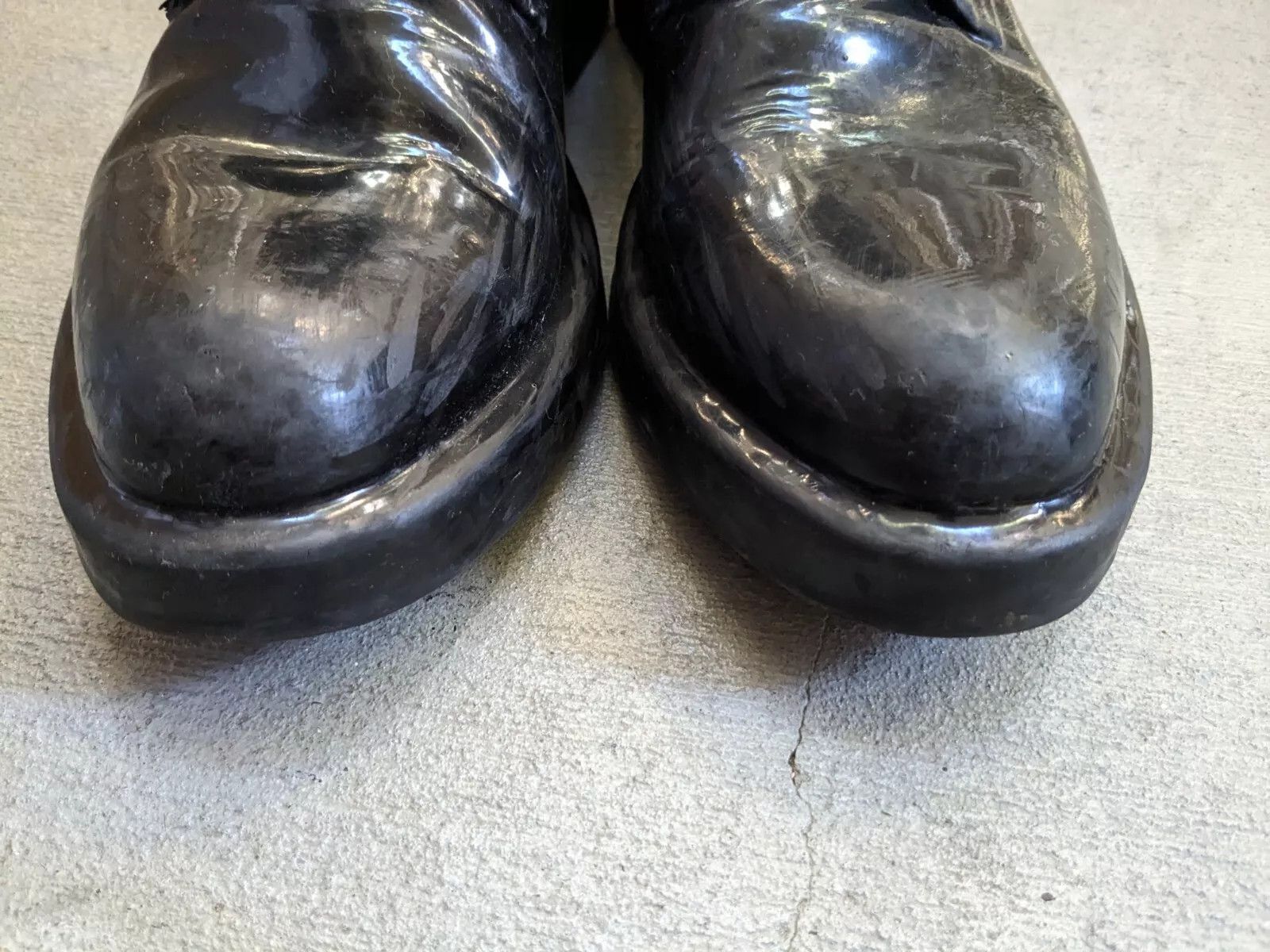Balenciaga Balenciaga Boots Black 9 42 Rubber Dipped Combat Lace Up Size US 9 / EU 42 - 2 Thumbnail