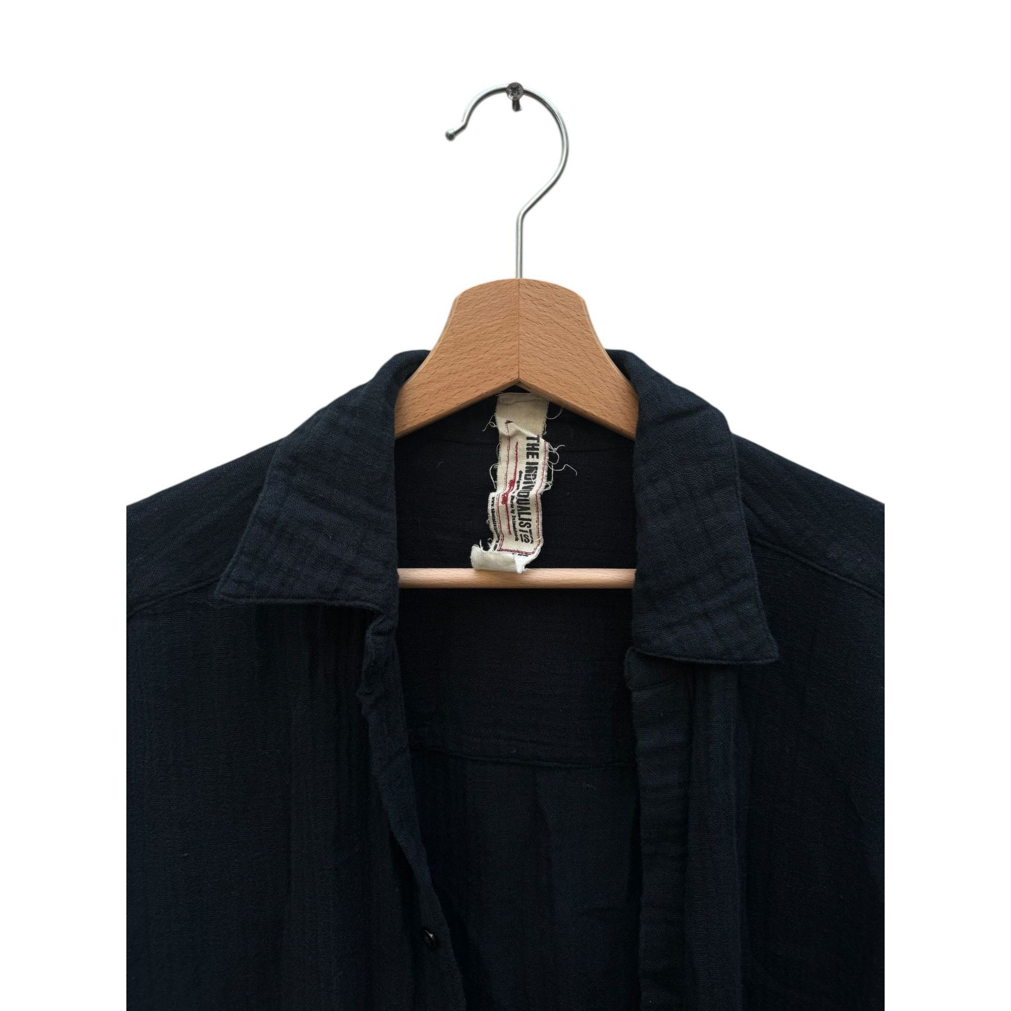 L'Eclaireur Black Linen Shirt Size US S / EU 44-46 / 1 - 2 Thumbnail