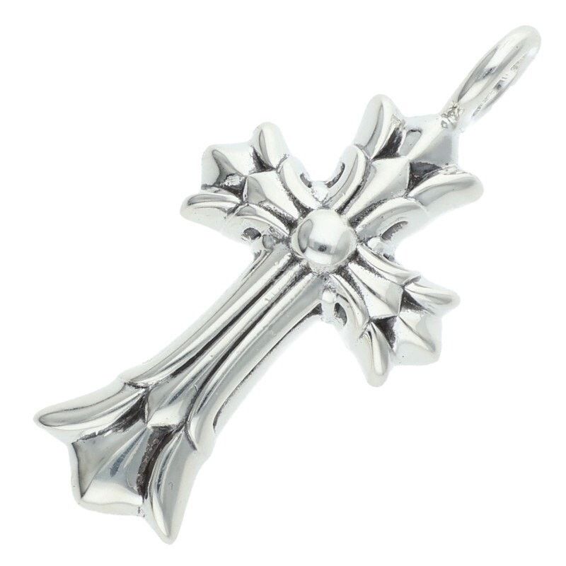 Chrome Hearts Chrome Hearts Double CH Cross Silver Necklace Size ONE SIZE - 1 Thumbnail