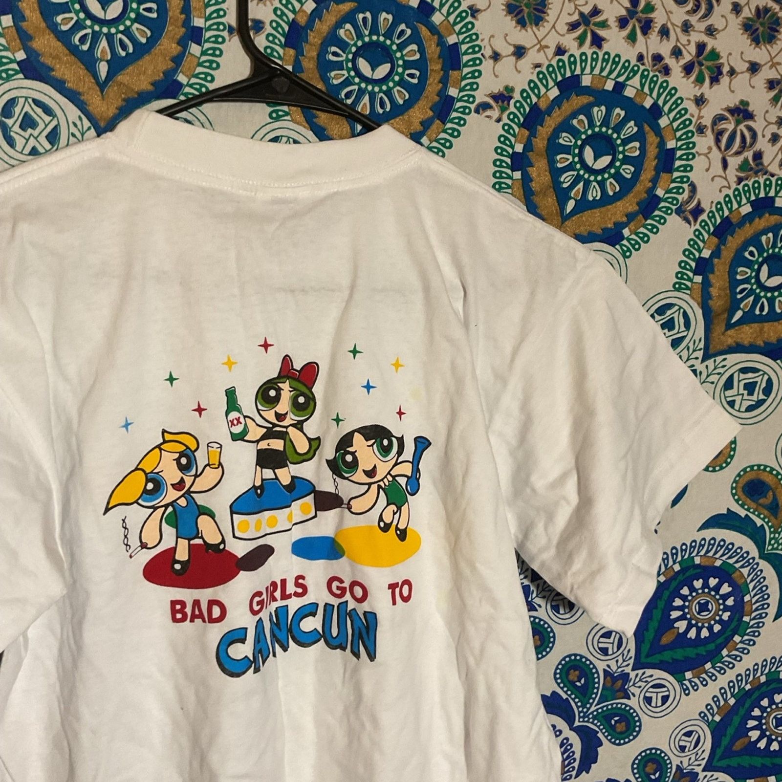 Other Vintage Rare Powder Puff Girls Cancun Shirt Size US M / EU 48-50 / 2 - 5 Thumbnail