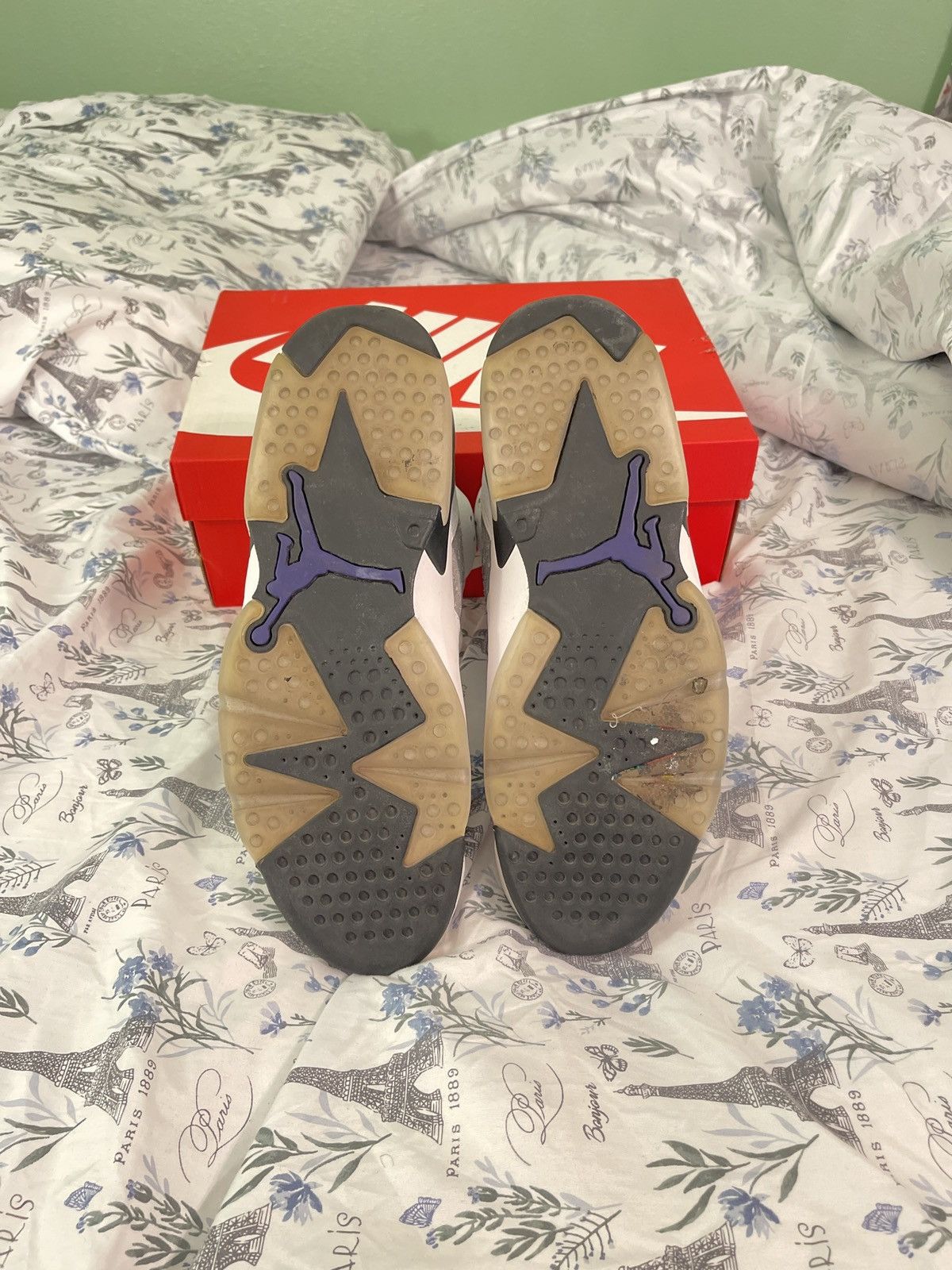 Jordan Brand JORDAN 6 LTR FLINT Size US 12 / EU 45 - 5 Thumbnail