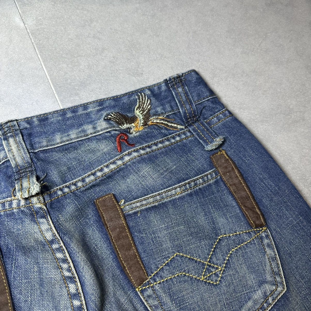 Replay 00s Replay Floral Bird Embroidery Straight Jeans Size 30" / US 8 / IT 44 - 9 Thumbnail