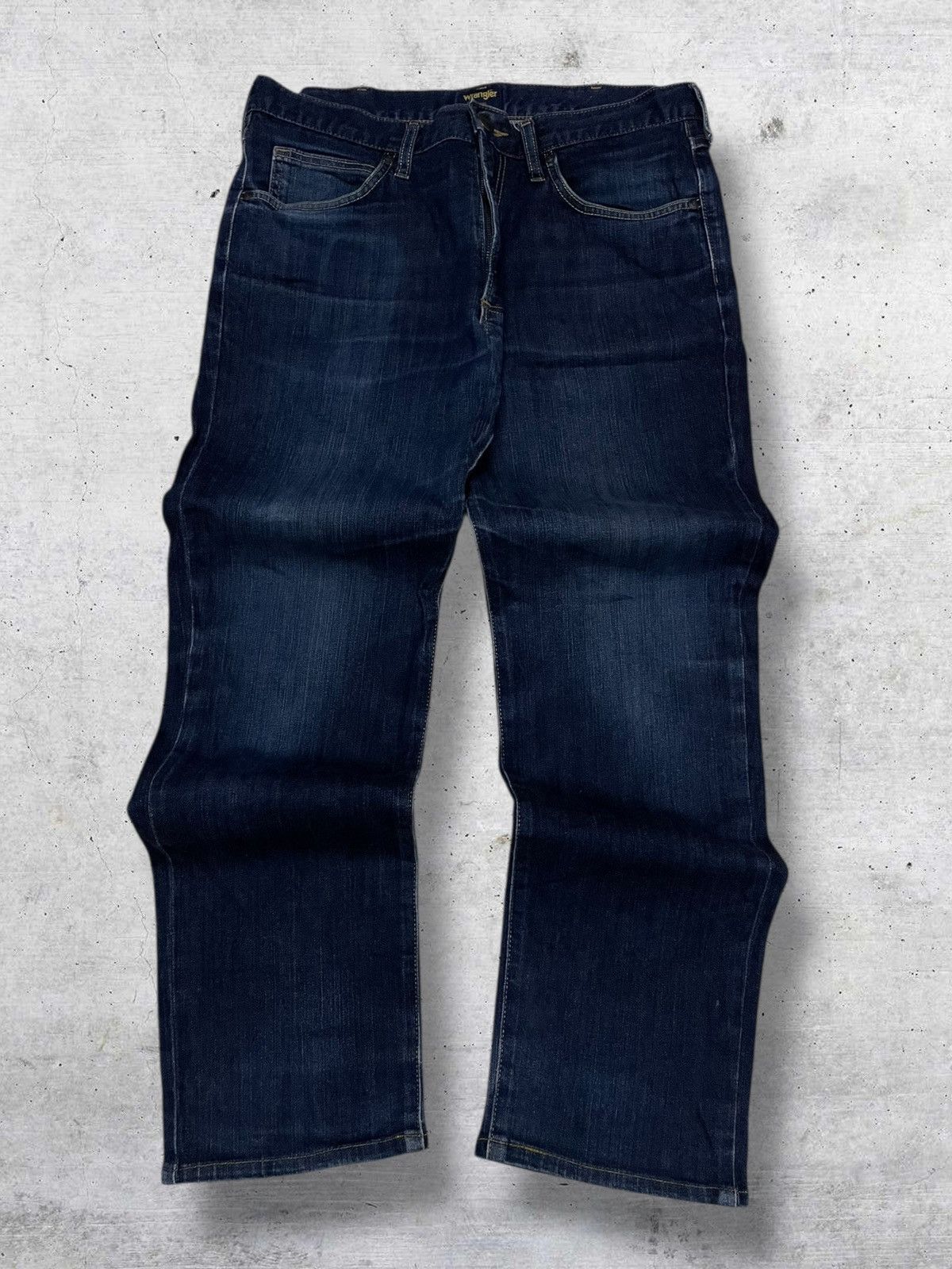 Wrangler VINTAGE WRANGLER USA DESIGNER 90S INDIGO REGULAR DENIM STYLE Size US 32 / EU 48 - 1 Thumbnail