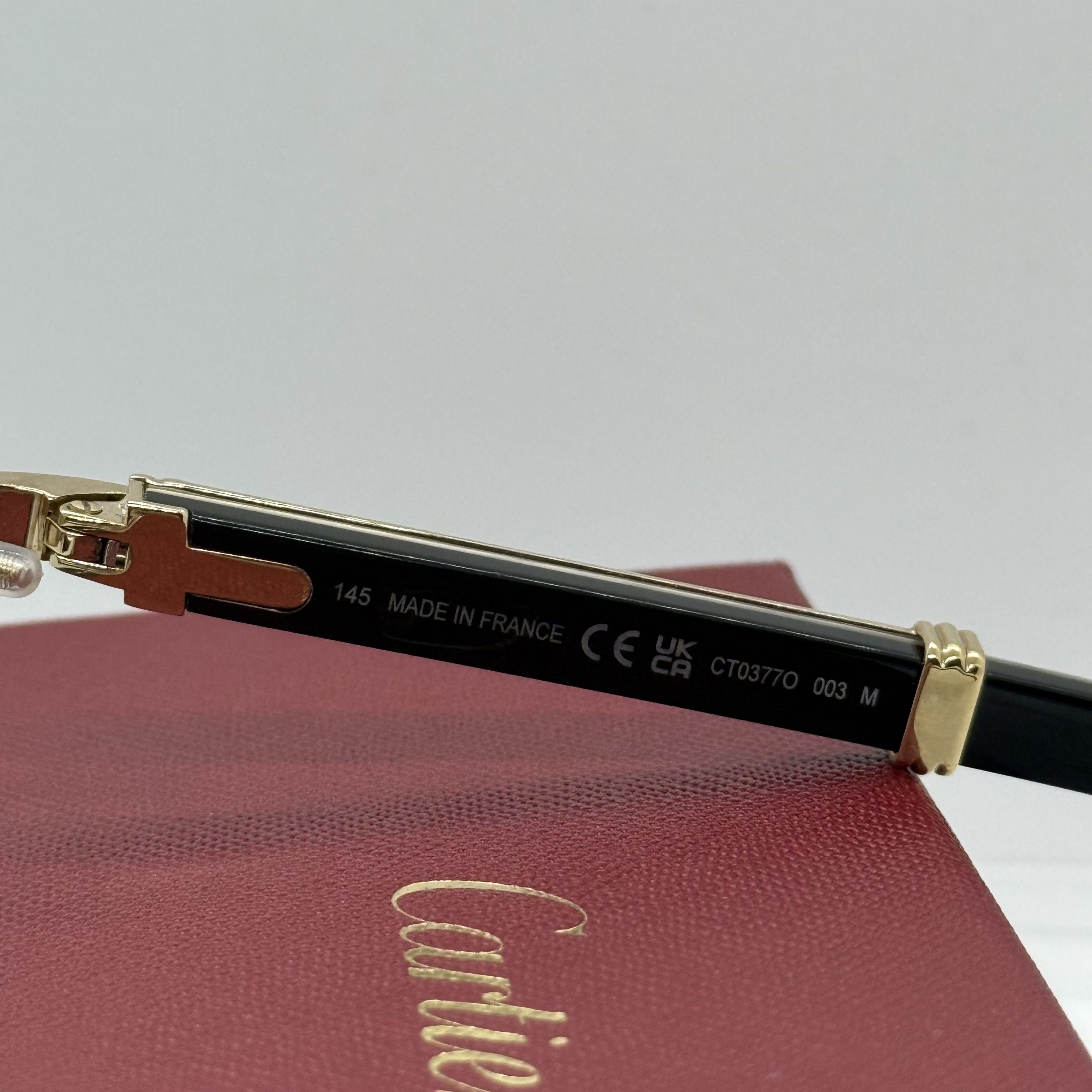 Cartier Cartier Gold Horn Glasses Size ONE SIZE - 5 Thumbnail