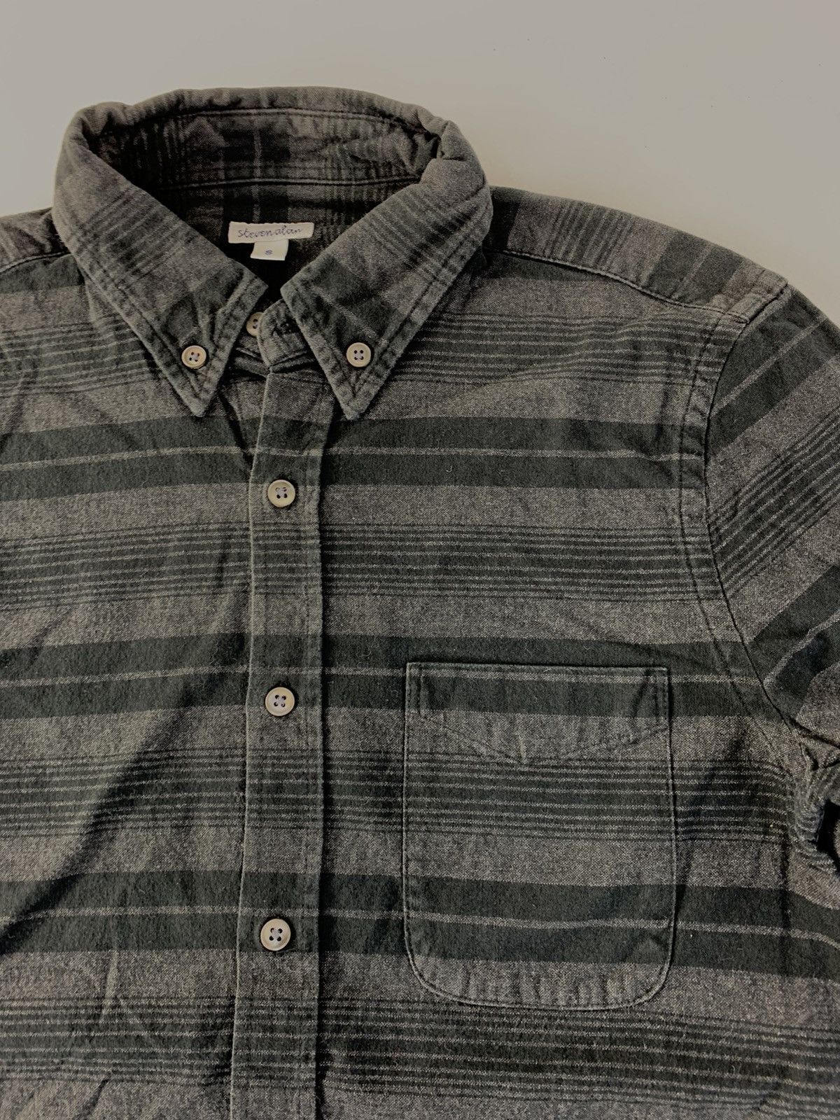 Other Hype Steven Alan Simple Shadow Striped Button Up Design Size US S / EU 44-46 / 1 - 4 Thumbnail
