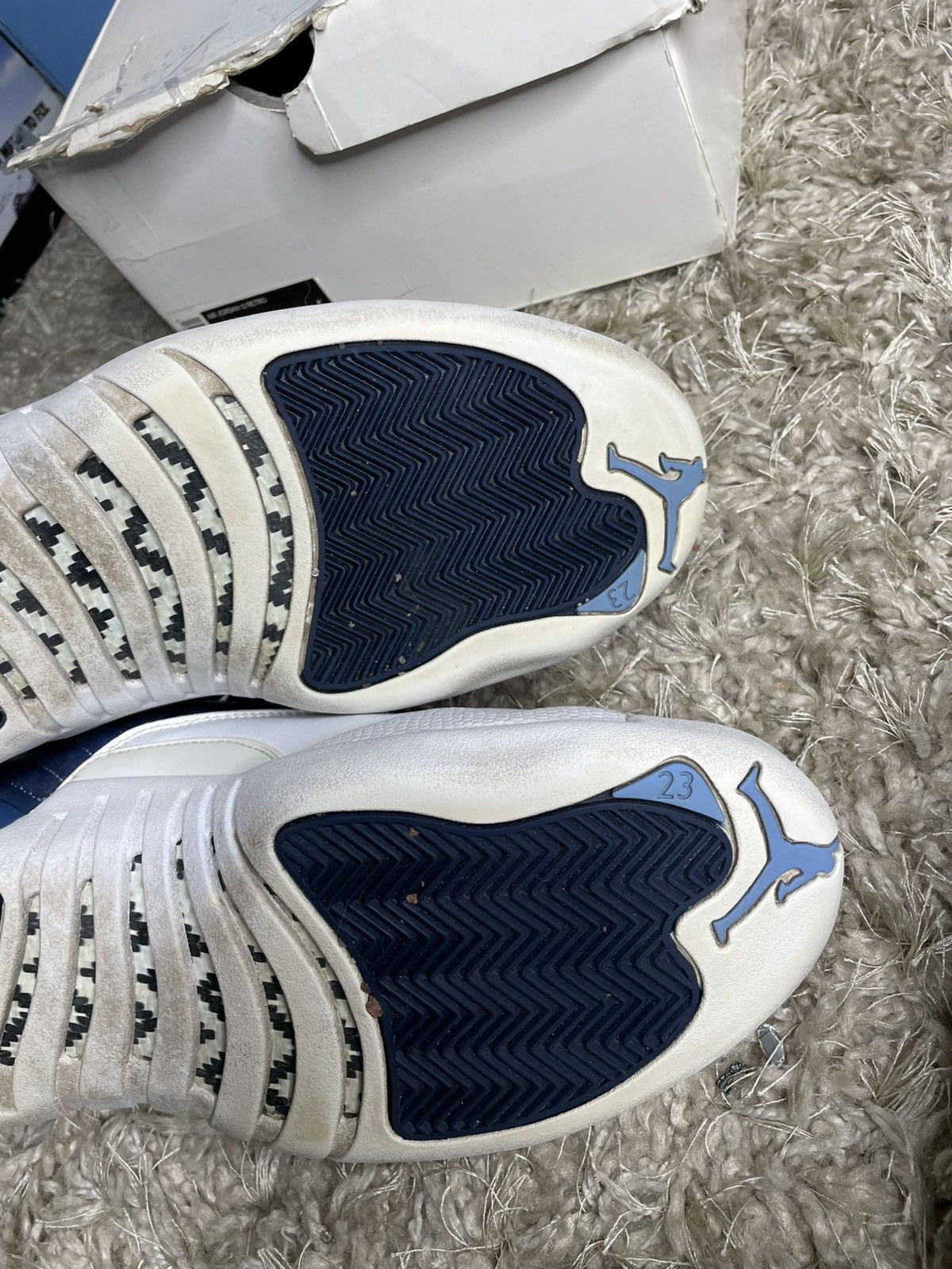 Jordan Brand Jordan 12 Indigo Size US 8.5 / EU 41-42 - 10 Thumbnail
