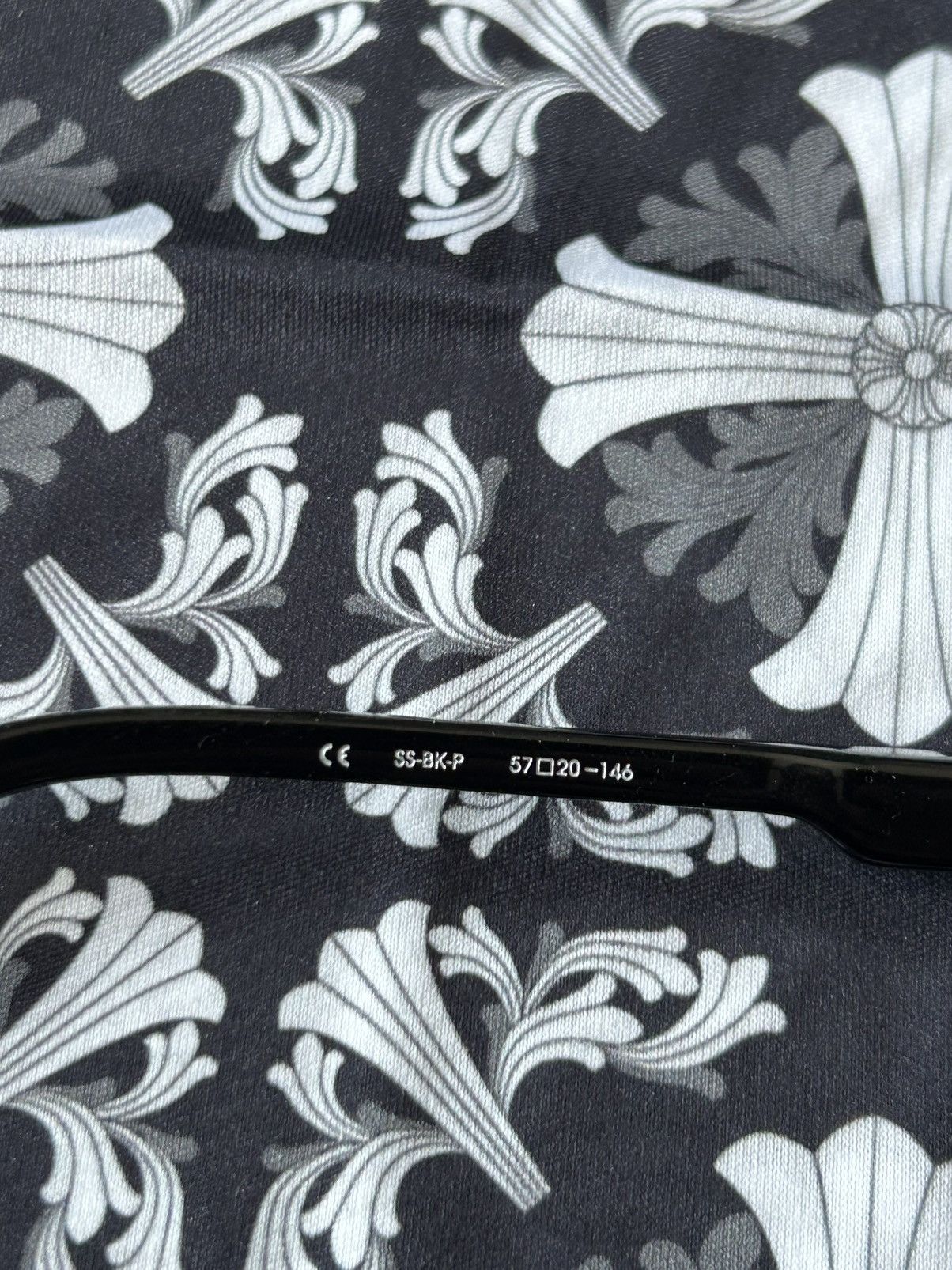 Chrome Hearts Chrome Hearts Deep 2 Black Silver Sunglasses Size ONE SIZE - 11 Thumbnail