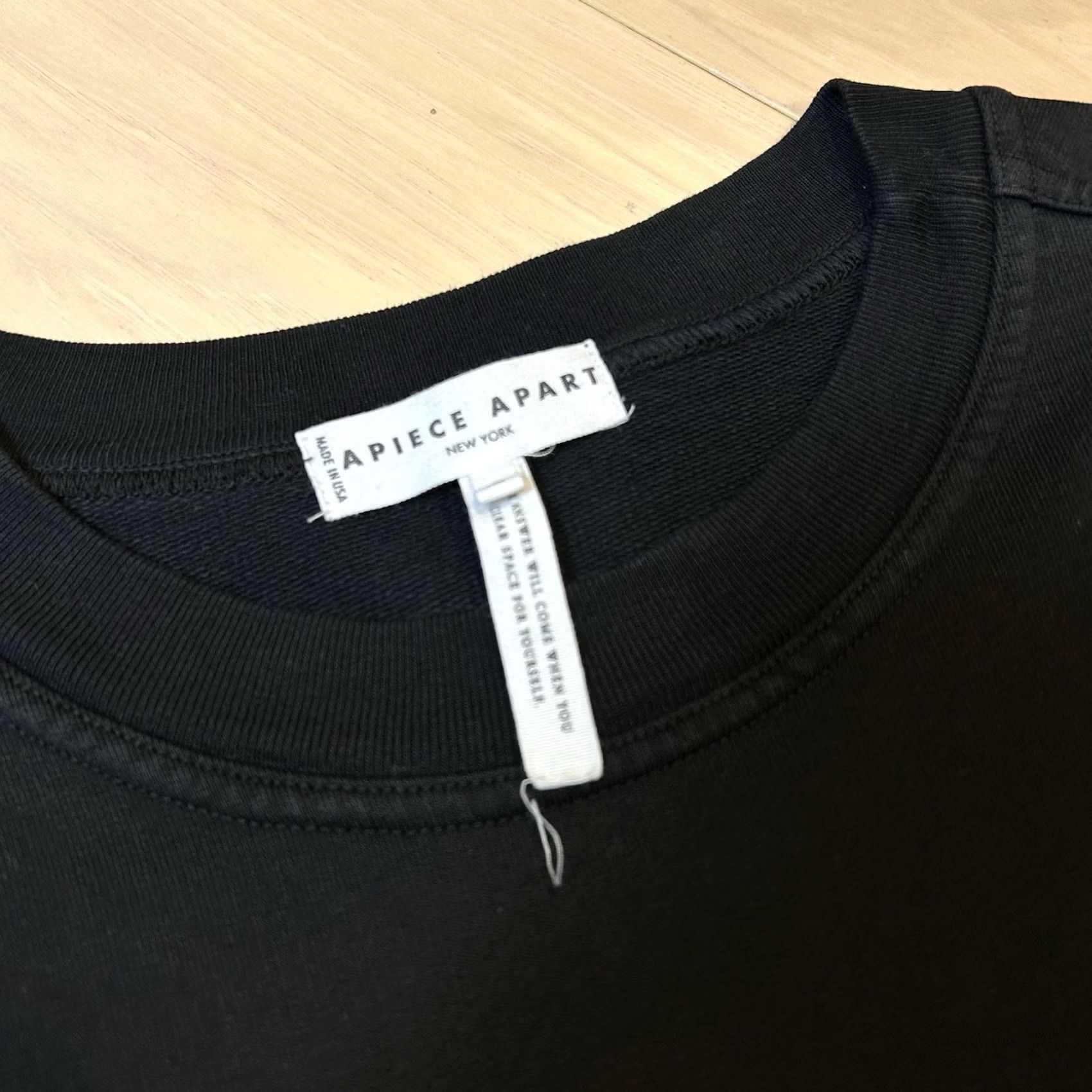 Apiece Apart VINTAGE Apiece Apart Olimpio Sweatshirt in Black Women’s XS Size XS / US 0-2 / IT 36-38 - 4 Thumbnail
